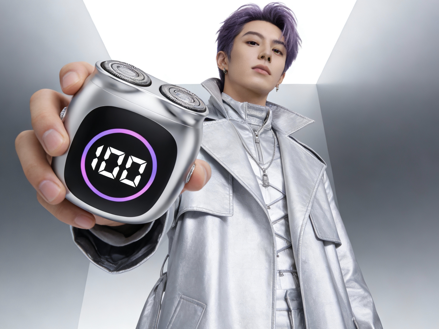 Magnetic attraction，Double-headed razor，Portable，Metal，