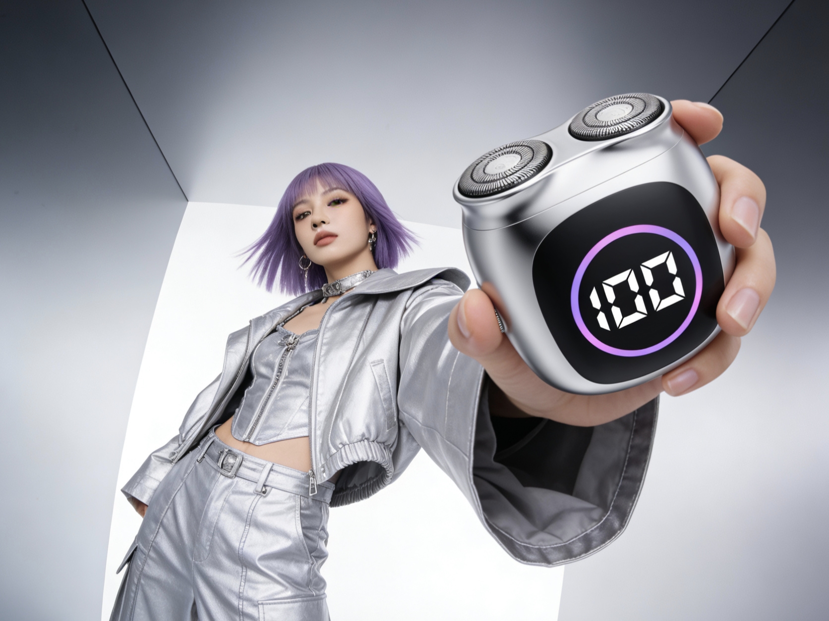 Magnetic attraction，Double-headed razor，Portable，Metal，