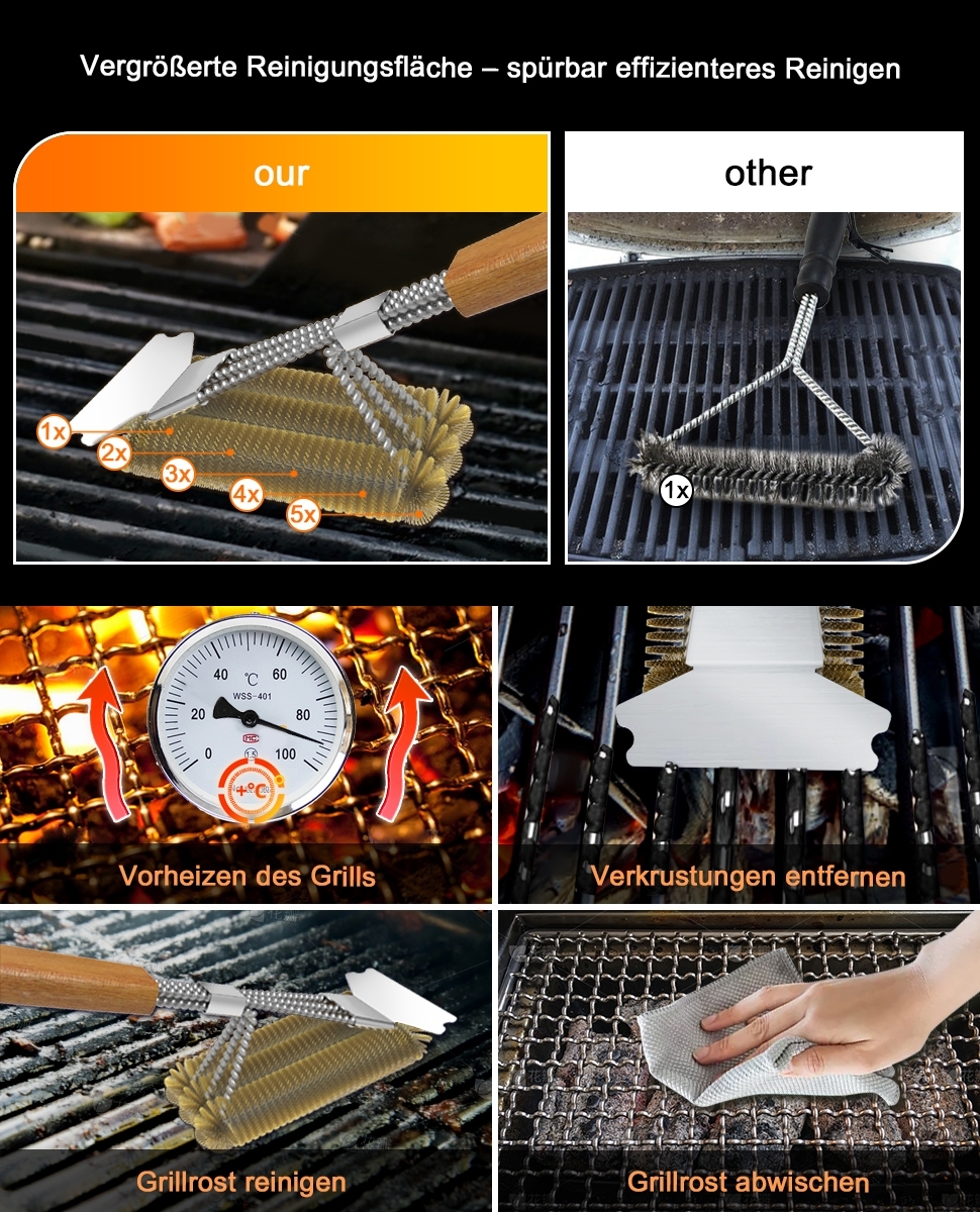 Barbecue cleaning brush，product design，Picnic，Camping good things，Family barbecue，Outdoor artifact，Barbecue essential，Happiness good things，