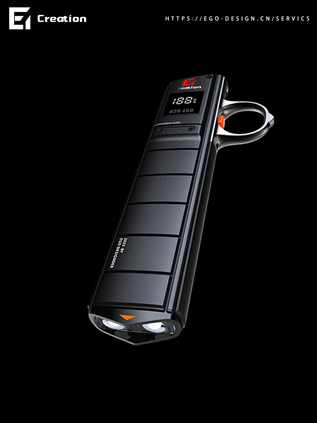 industrial design，Design services，product design，Flashlight，digital edc，Equipment，Design sharing，Tactical Wind Equipment，