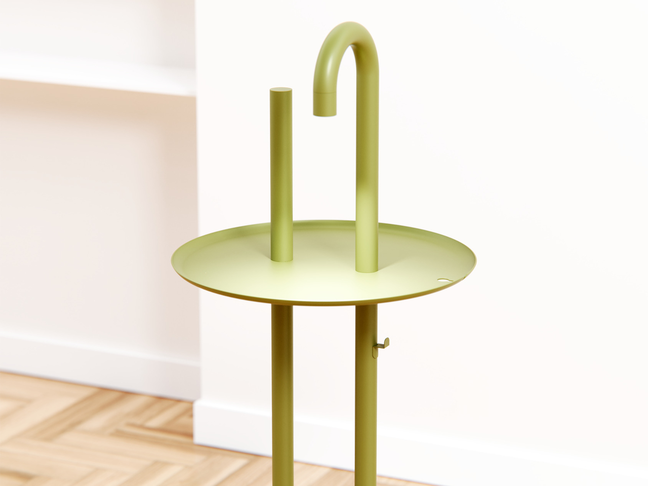 Grab & Glow，Multifunctional side table，small apartment furniture，Creative lamps，Modular design，