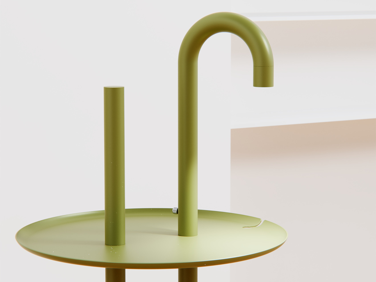 Grab & Glow，Multifunctional side table，small apartment furniture，Creative lamps，Modular design，