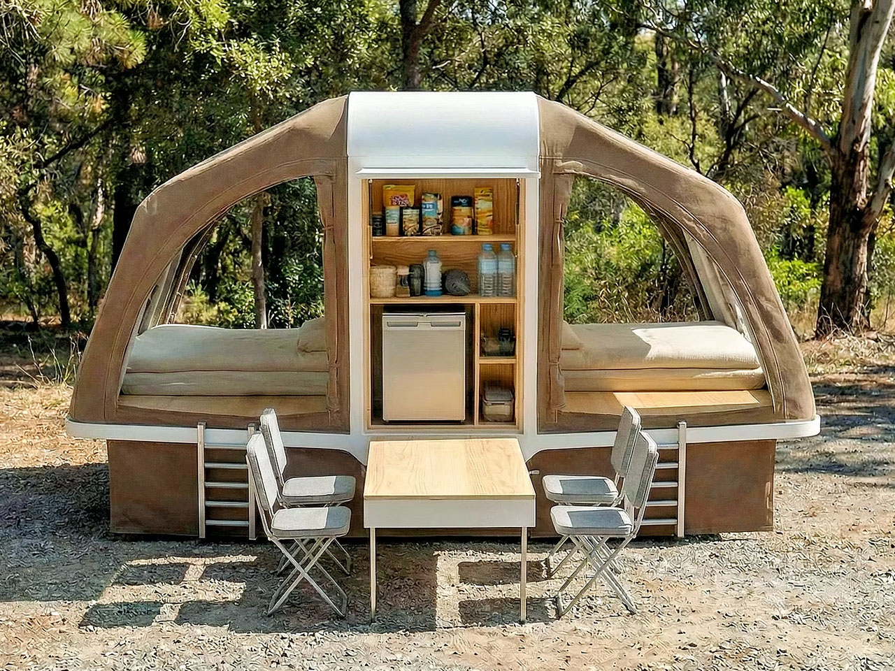 Family Camper，Camping box，Outdoor camping，Wingcube，Folding type，