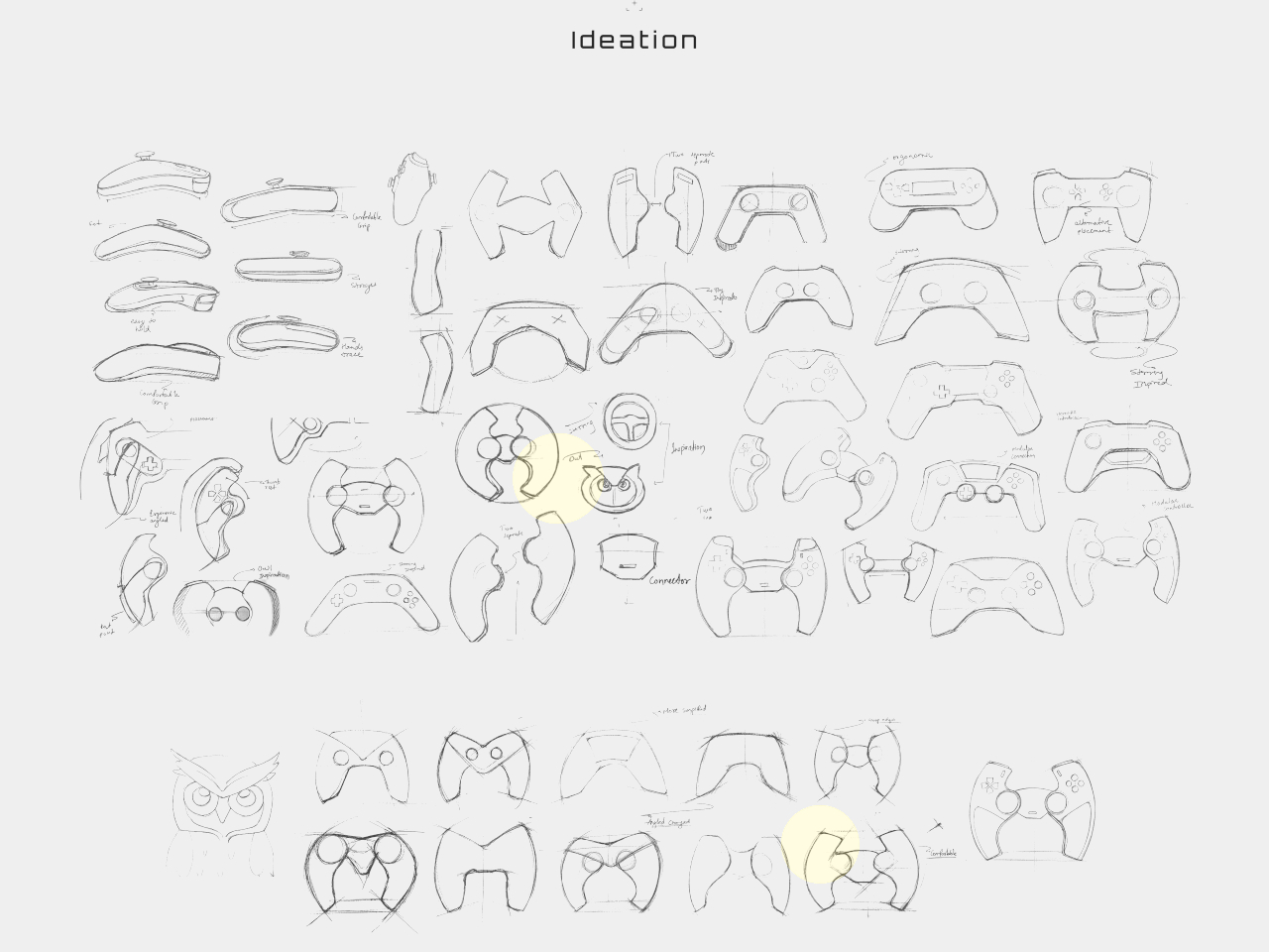 Helix，Game handle，owl bionic，Splittable design，Game equipment，