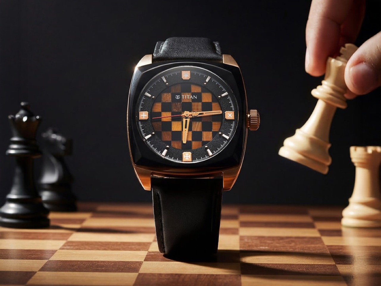 Chess King Hand Letter，Chess Theme，Titan，Limited edition watch，automatic mechanical watch，