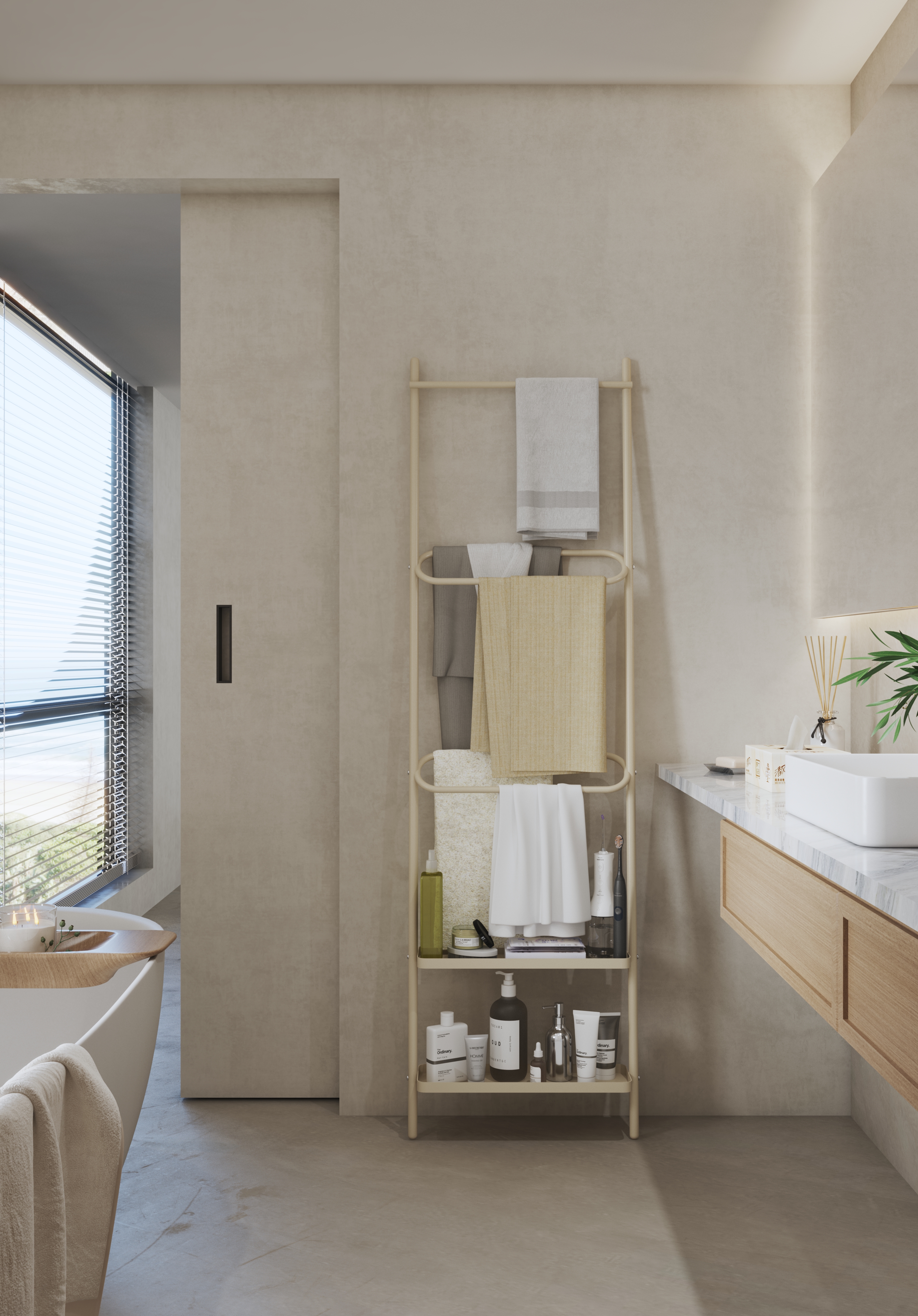 Bathroom rack，Towel rack，Storage rack，TOILET，Storage and sorting，Metal，Towel rack，Original design，