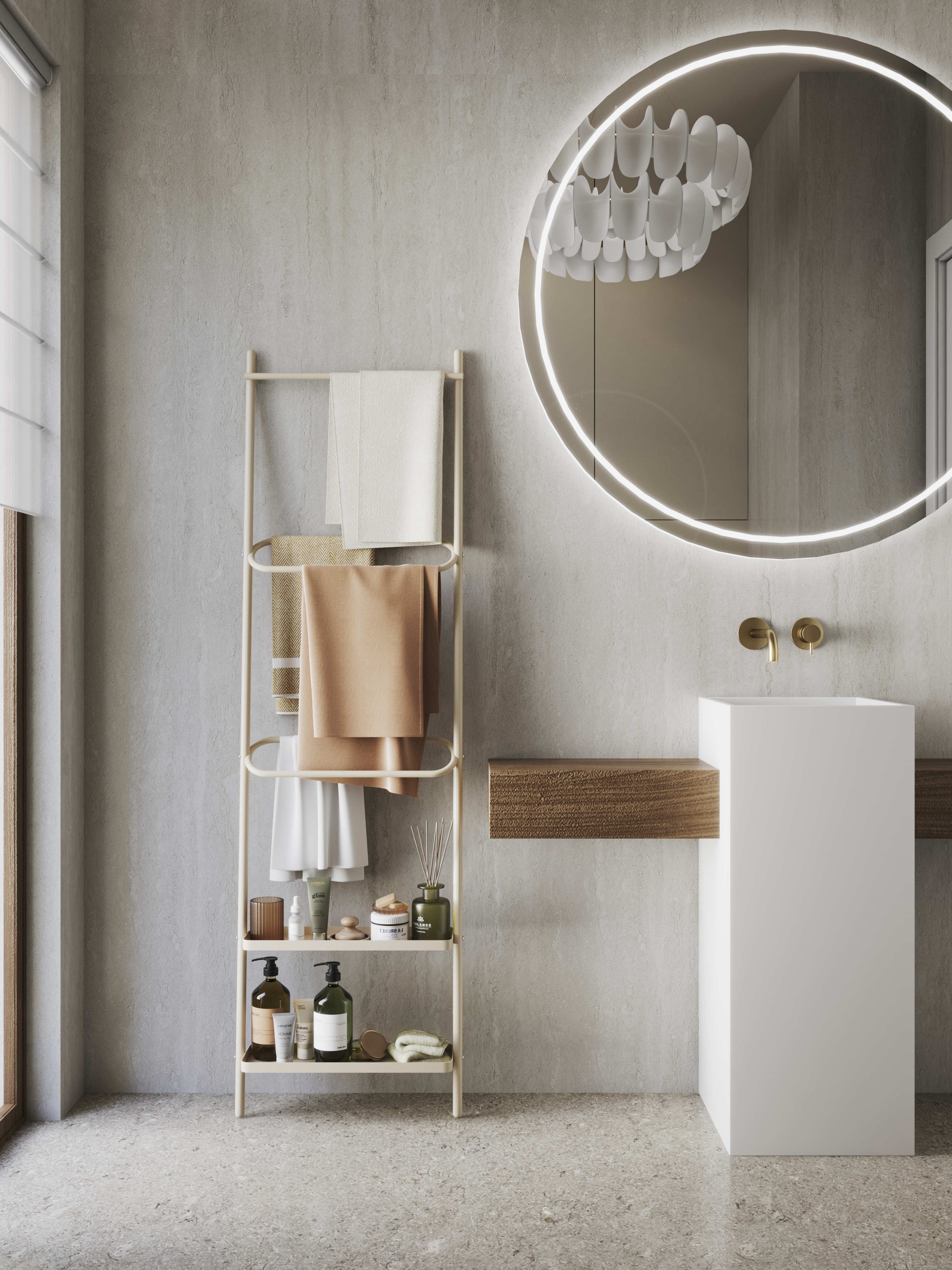 Bathroom rack，Towel rack，Storage rack，TOILET，Storage and sorting，Metal，Towel rack，Original design，