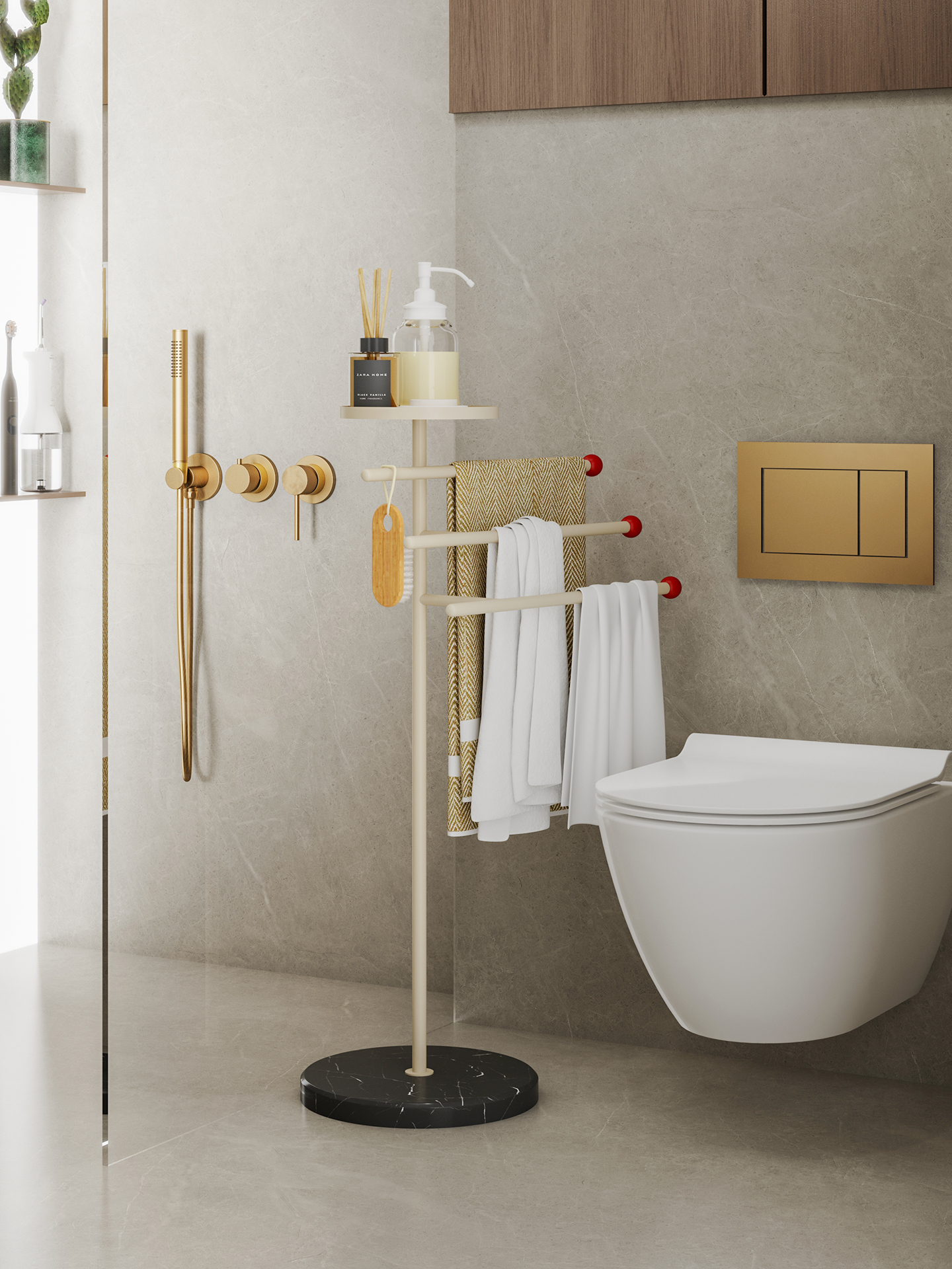 Bathroom rack，Towel rack，Storage rack，TOILET，bathtub，Original design，Storage and sorting，Shower Room，