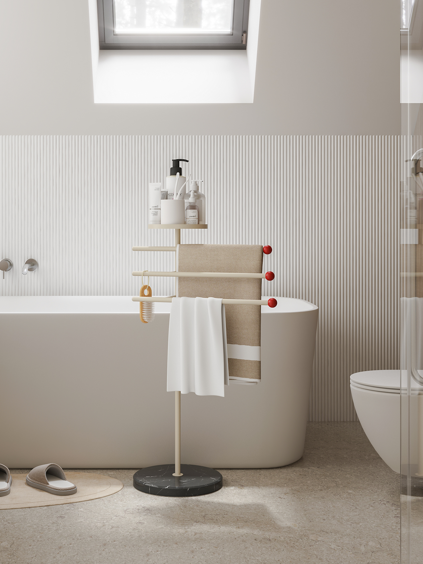 Bathroom rack，Towel rack，Storage rack，TOILET，bathtub，Original design，Storage and sorting，Shower Room，