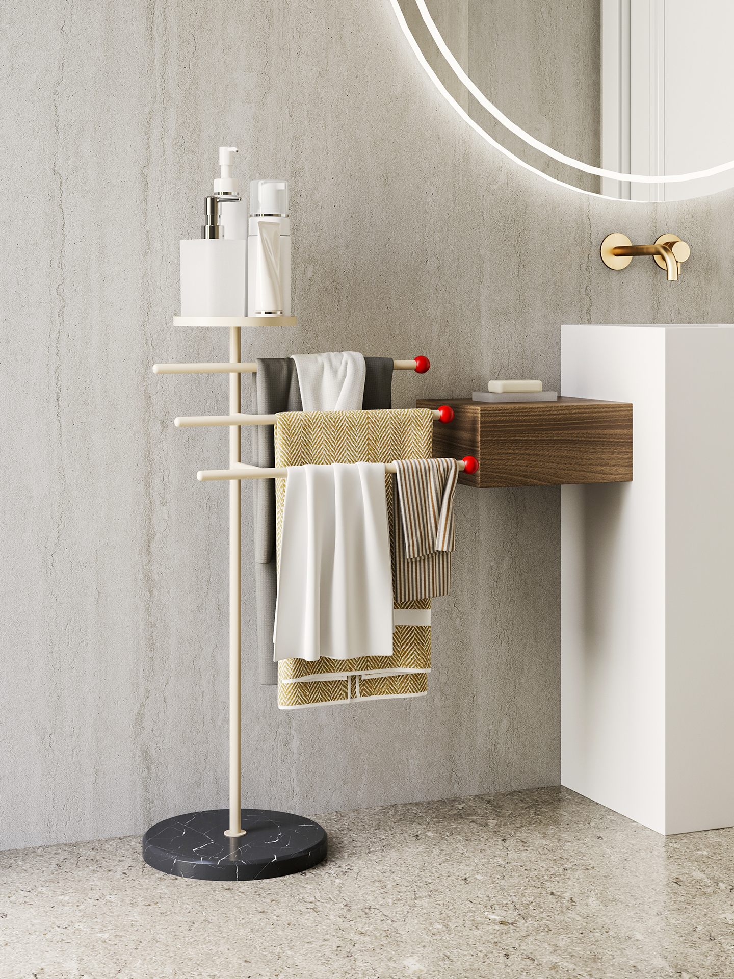 Bathroom rack，Towel rack，Storage rack，TOILET，bathtub，Original design，Storage and sorting，Shower Room，