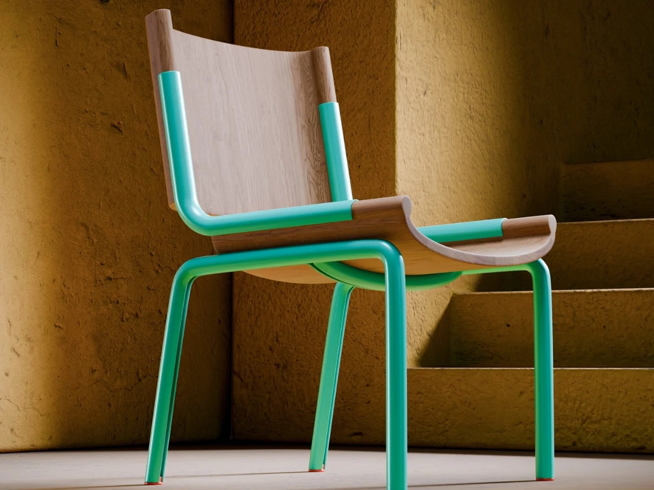 Insero Chair，skeleton chair，furniture，originality，