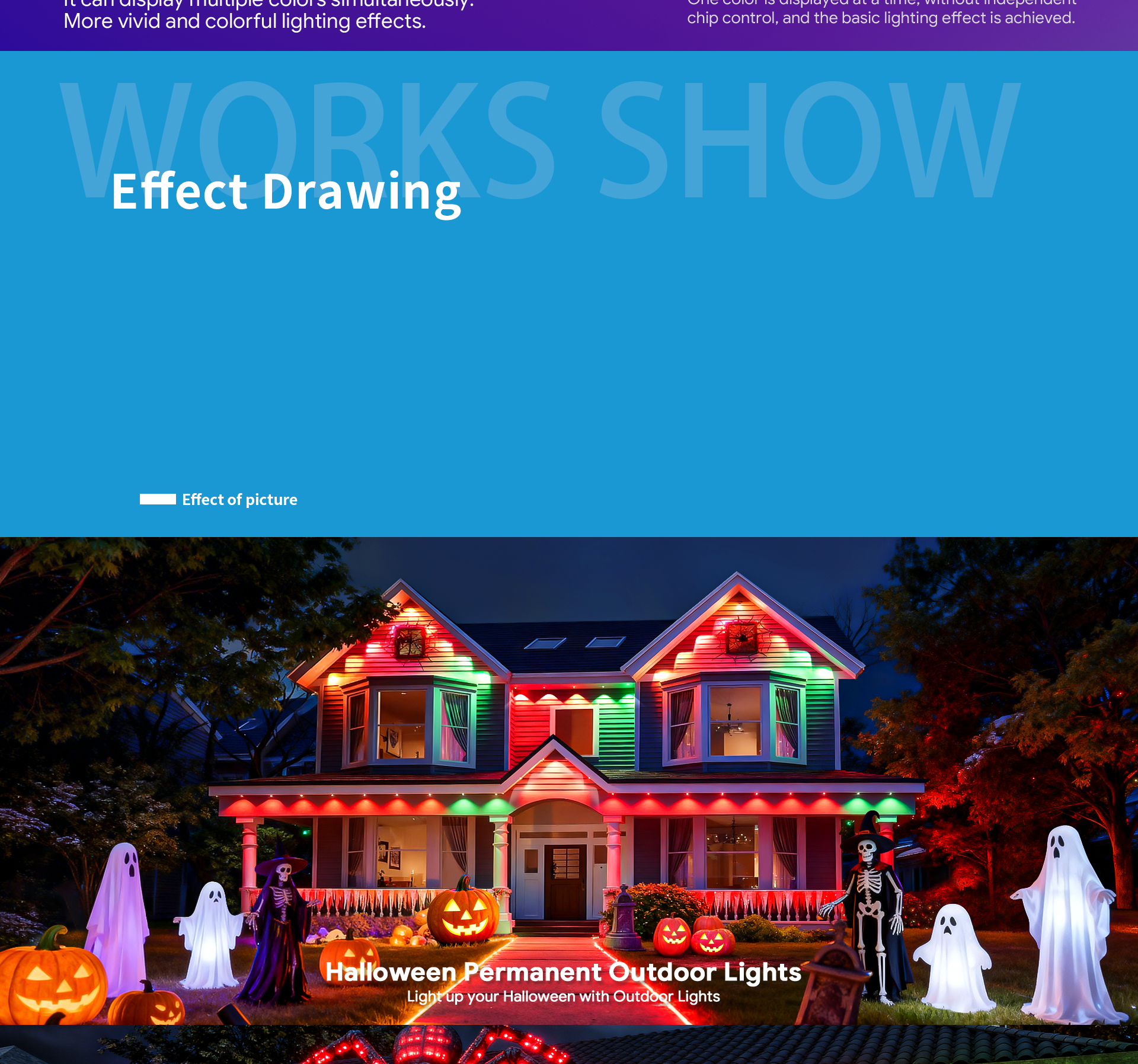 Magic Eaves Light，Lamp string，Eaves lamp，Atmosphere lamp，