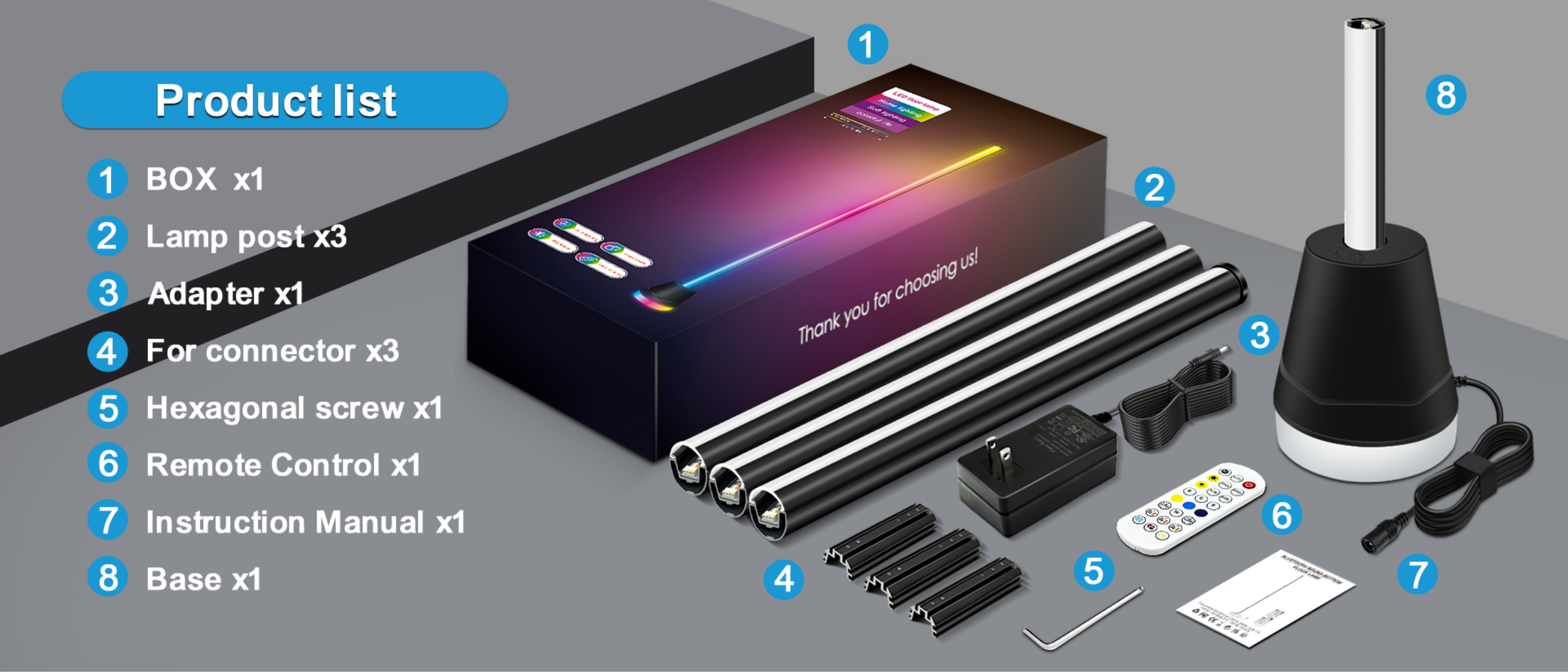 Floor lamp，Atmosphere lamp，