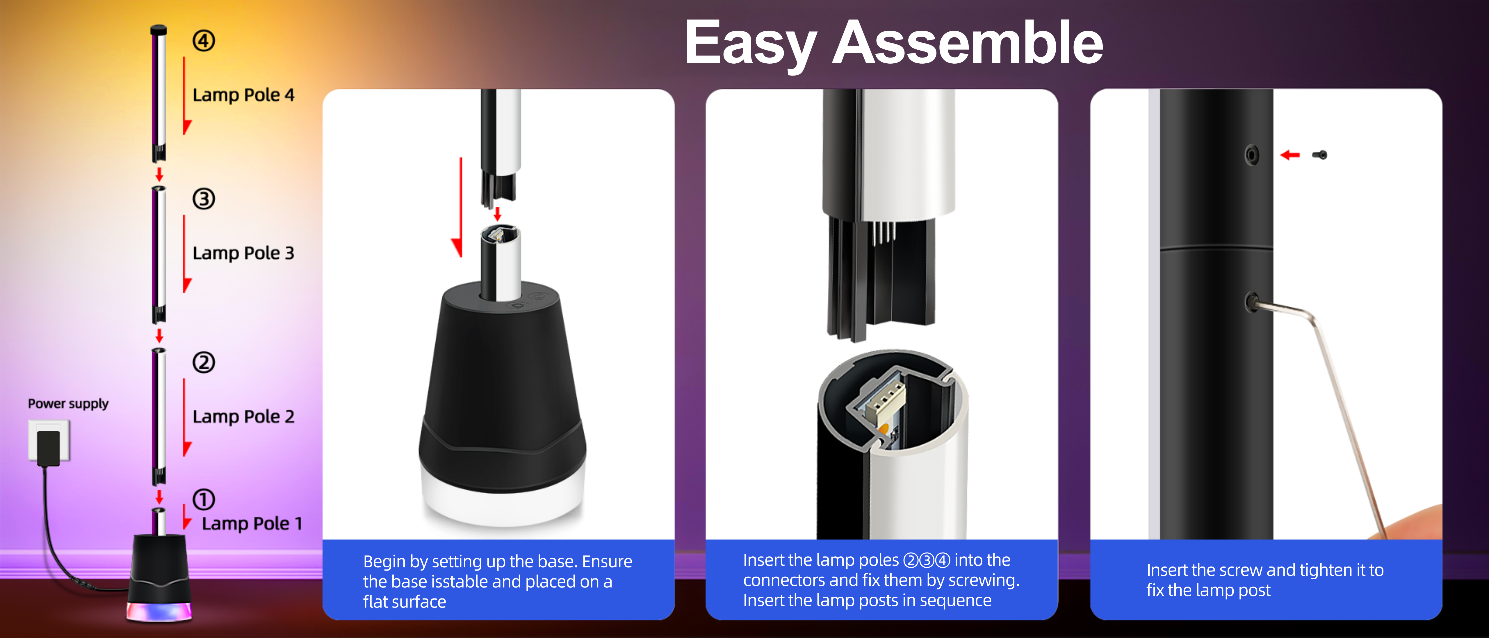 Floor lamp，Atmosphere lamp，