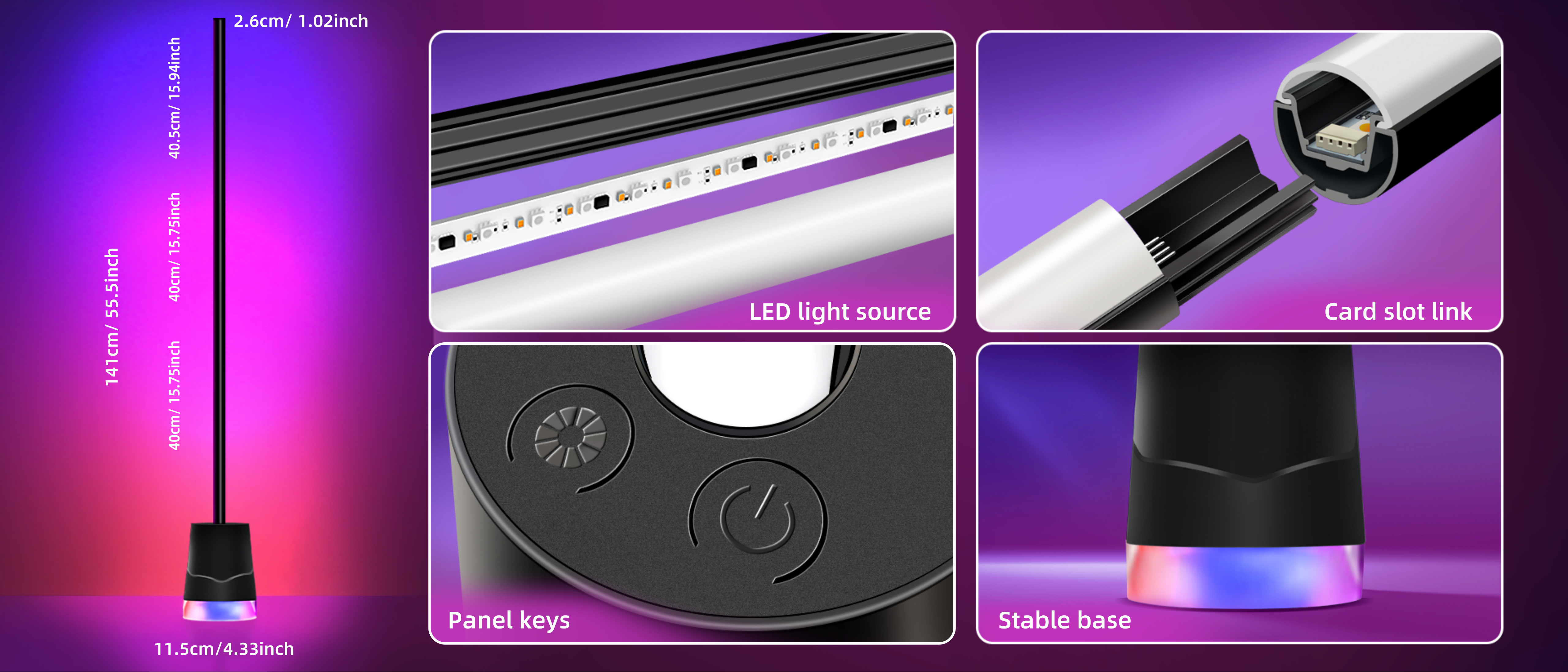 Floor lamp，Atmosphere lamp，