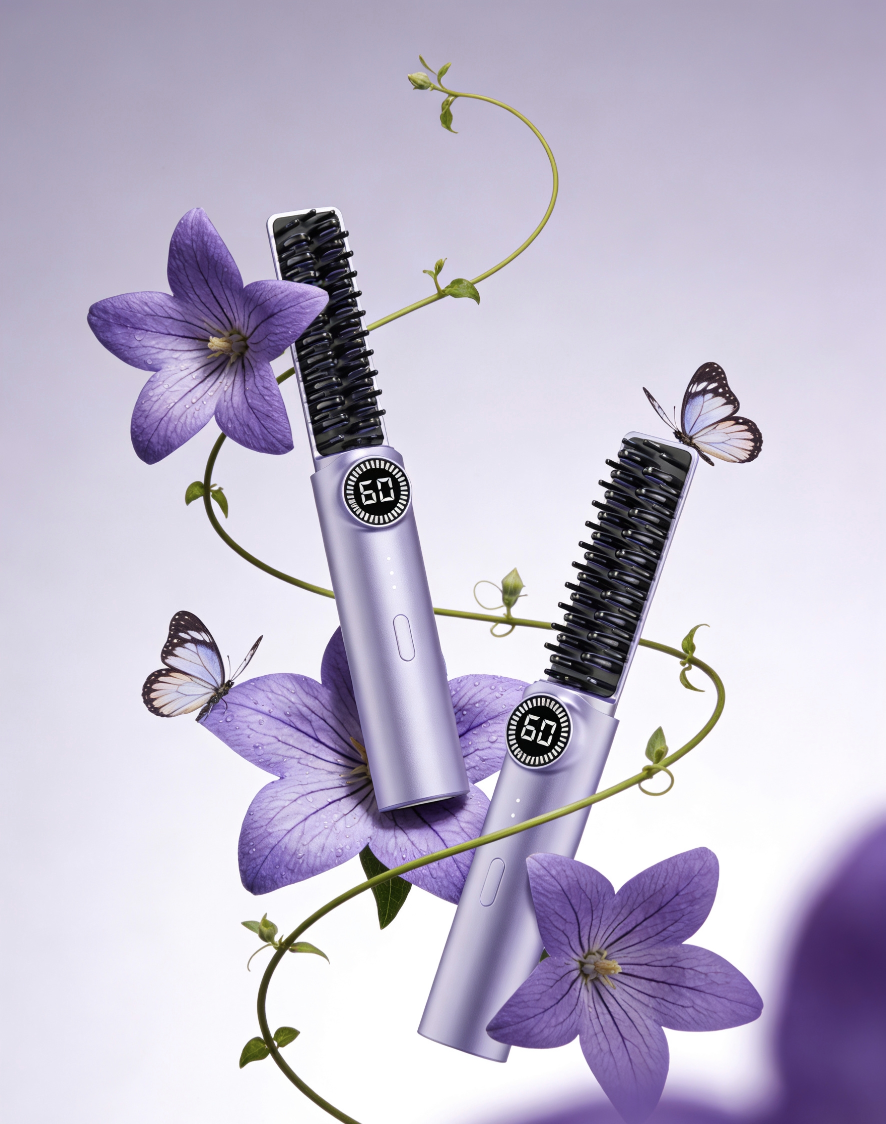 Straight hair comb，Portable，