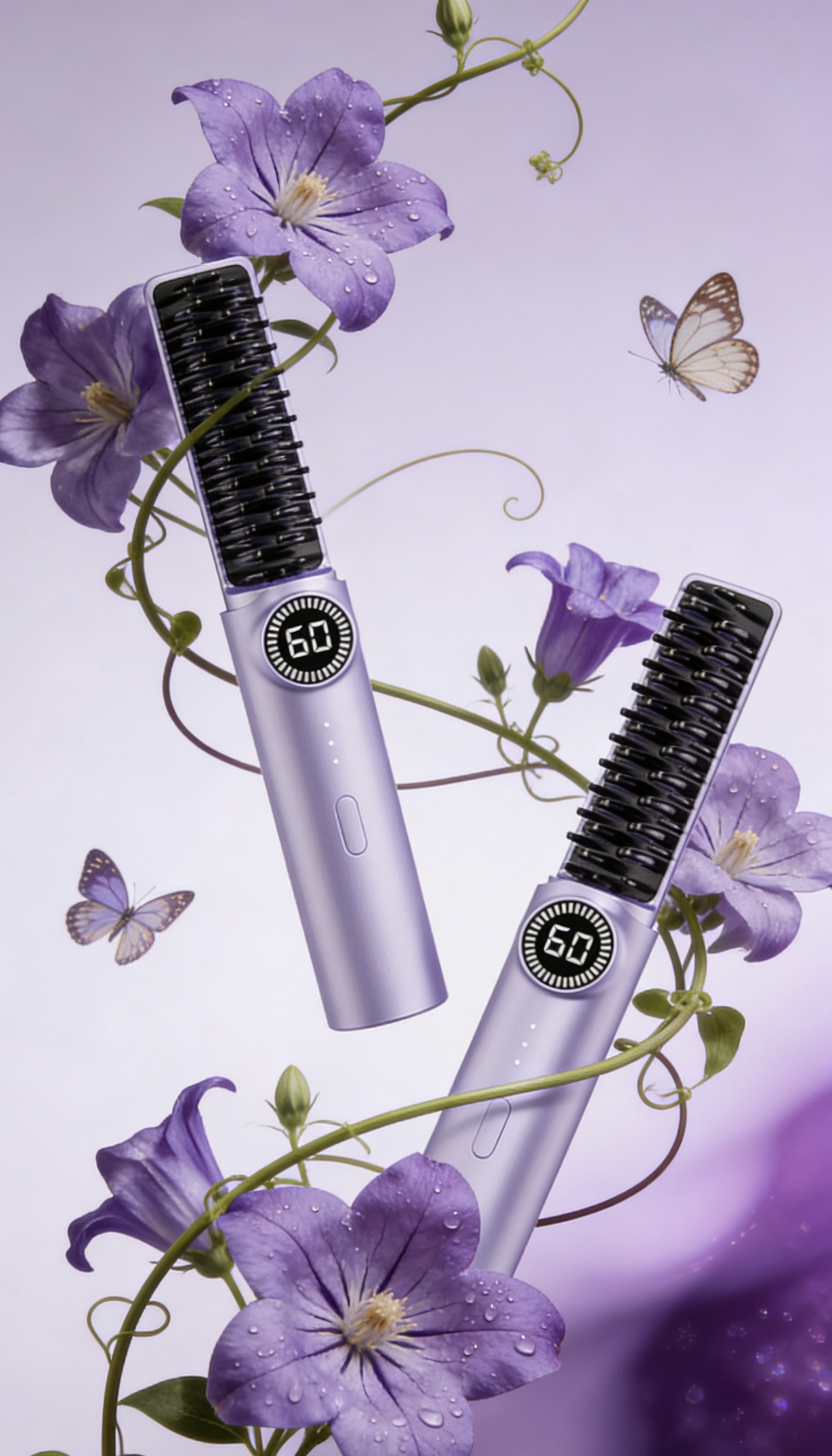 Straight hair comb，Portable，