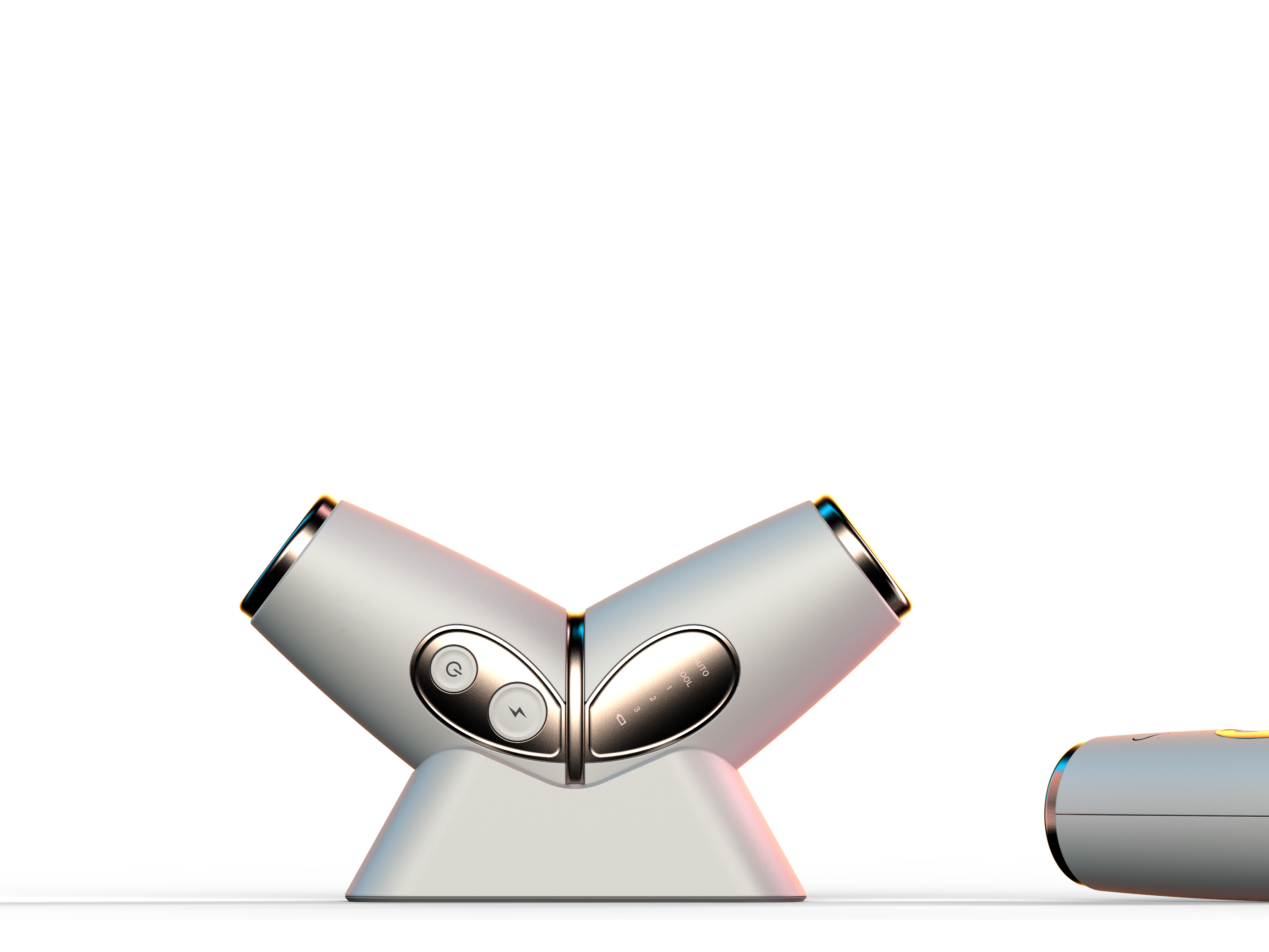 Pulsed light, ice sensation，