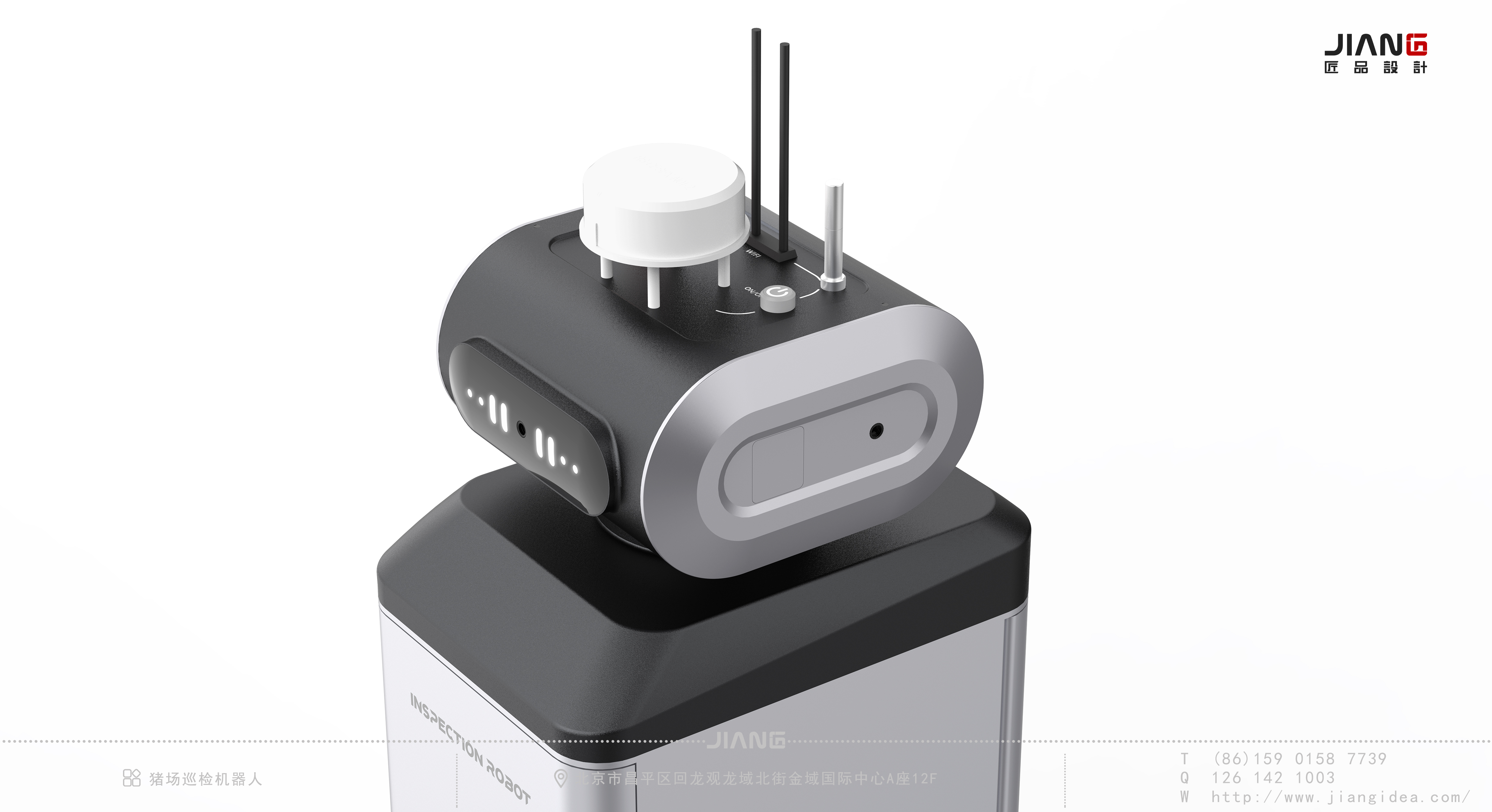 Craftsmanship design，industrial design，product design，Pig farm inspection robot，