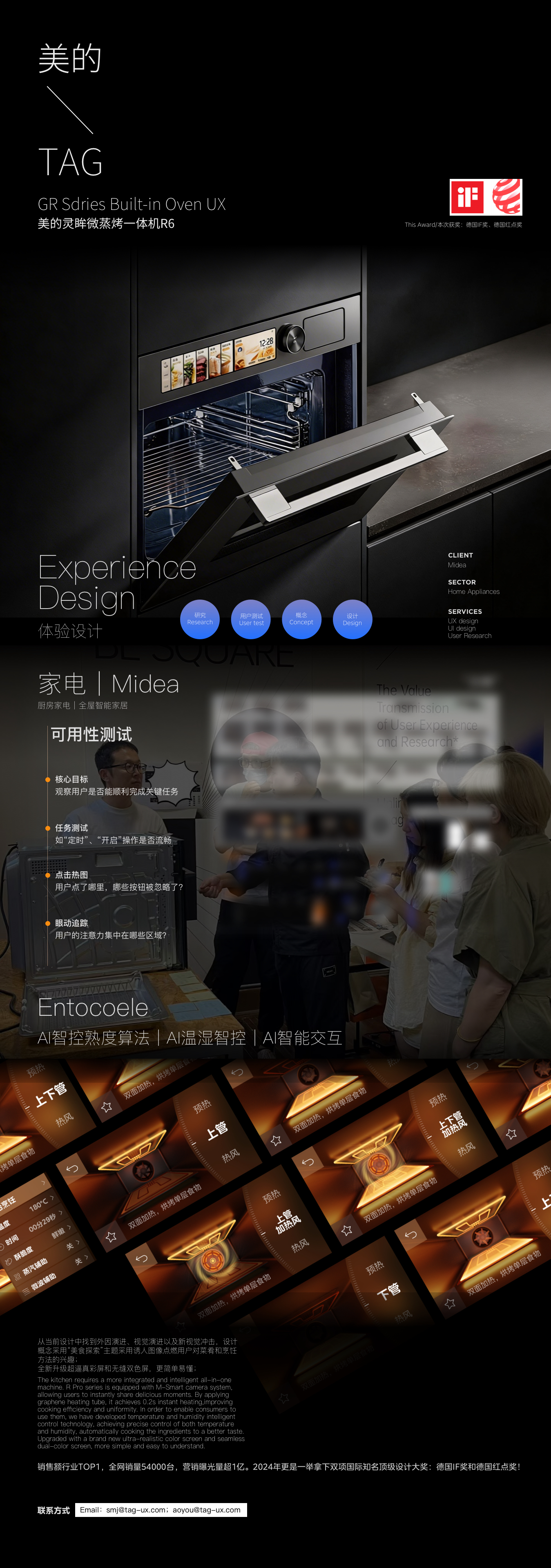 red dot，if，Smart appliances，Experience design，User Research，TAG Tower Leather Design，Kitchen appliances，