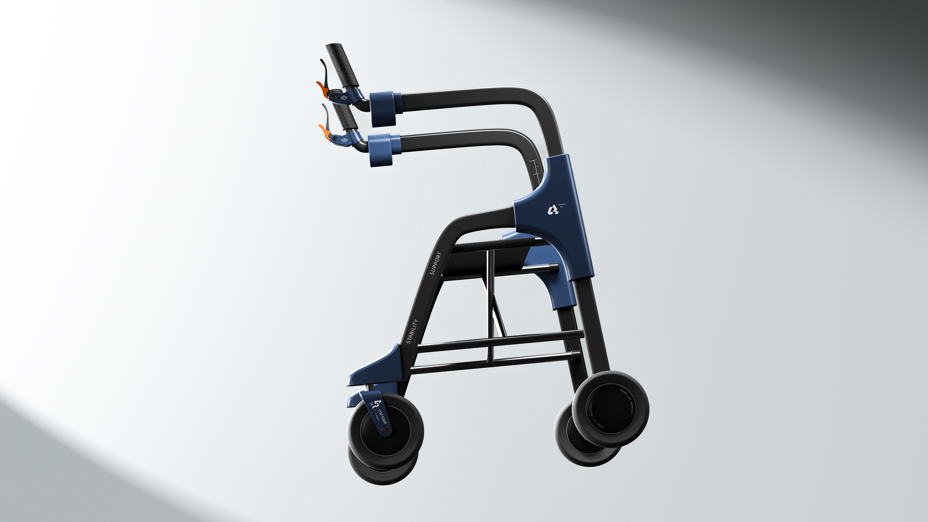 Walking aid, elderly, smart walking aid, folding walking aid chair，