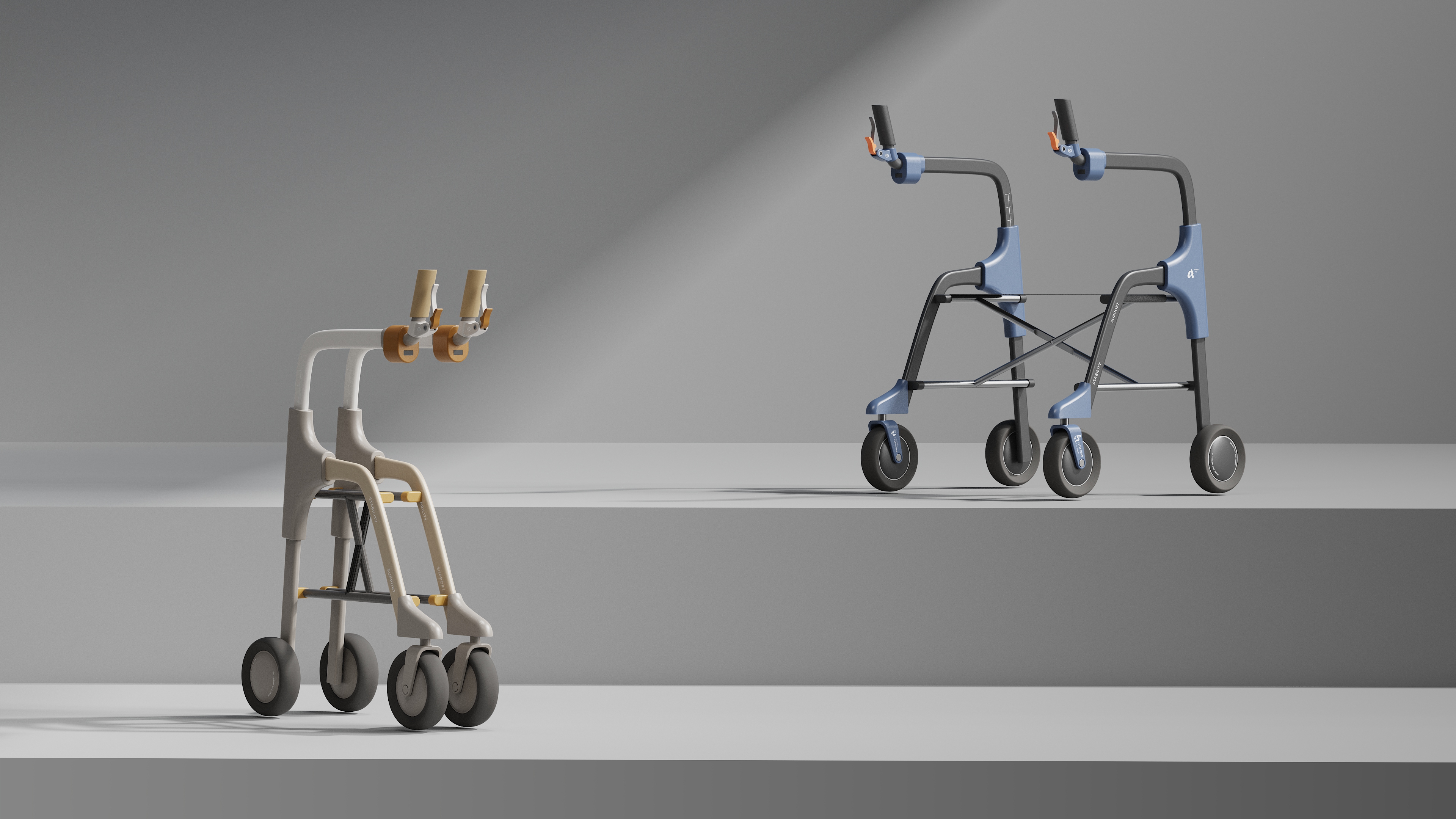 Walking aid, elderly, smart walking aid, folding walking aid chair，