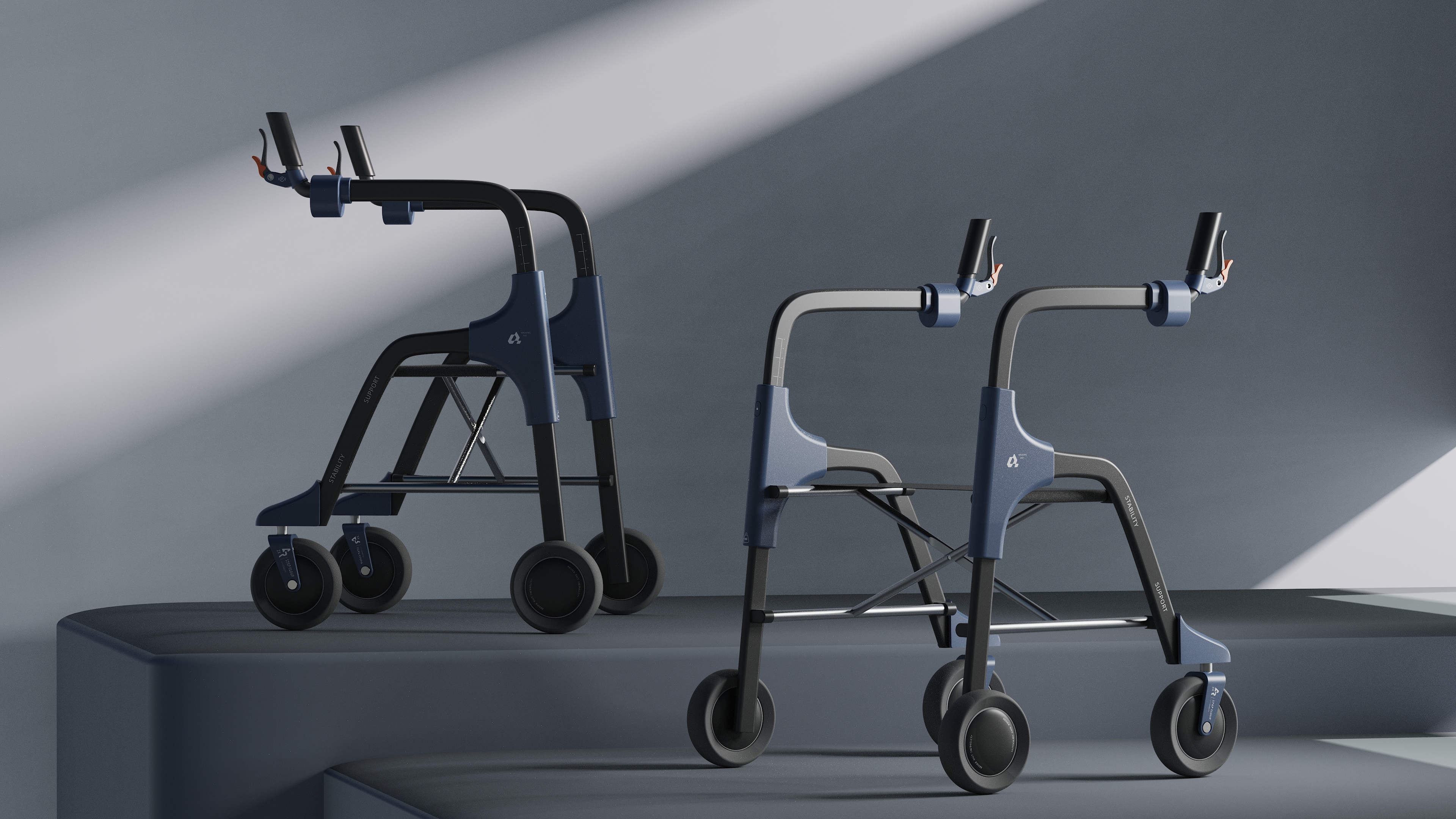 Walking aid, elderly, smart walking aid, folding walking aid chair，