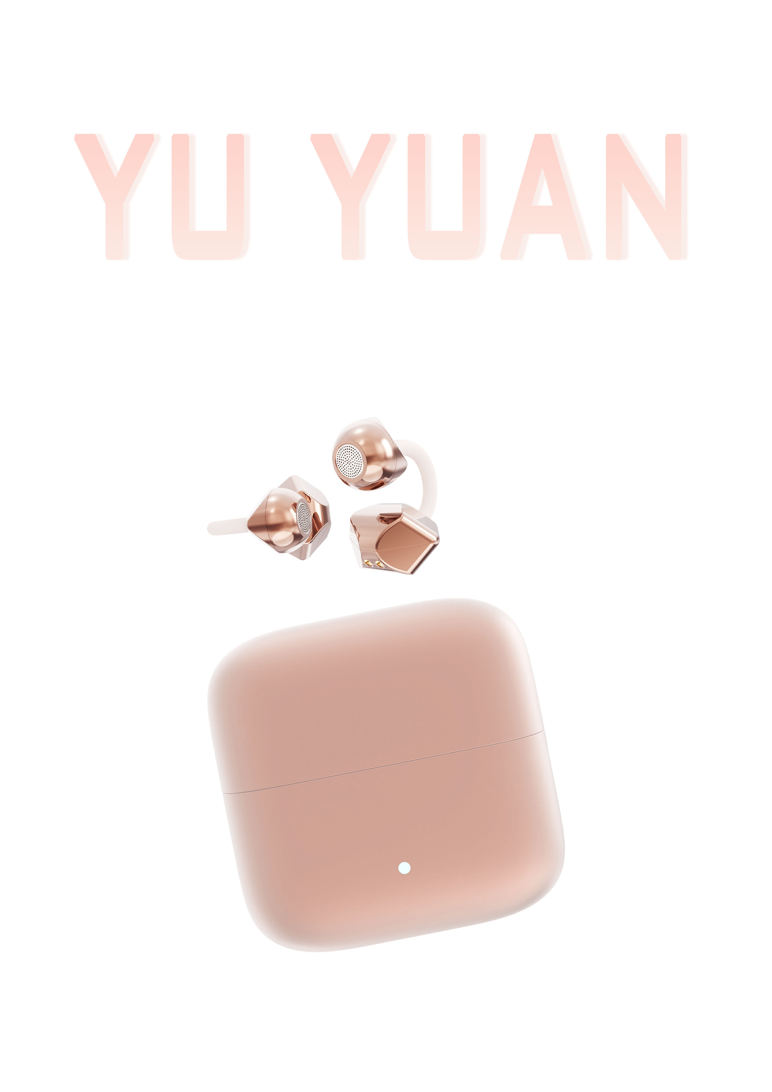 industrial design，headset，Ear Clip Headphones，sample reels，Trendy design，3C smart，