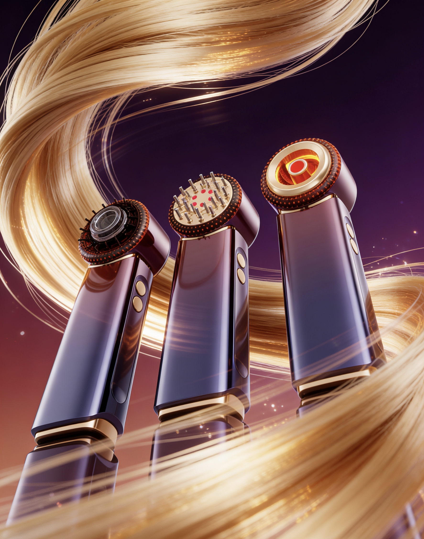 Essence，hair follicle monitoring，Meridian massage，EMS，Jianfa，Hair growth，