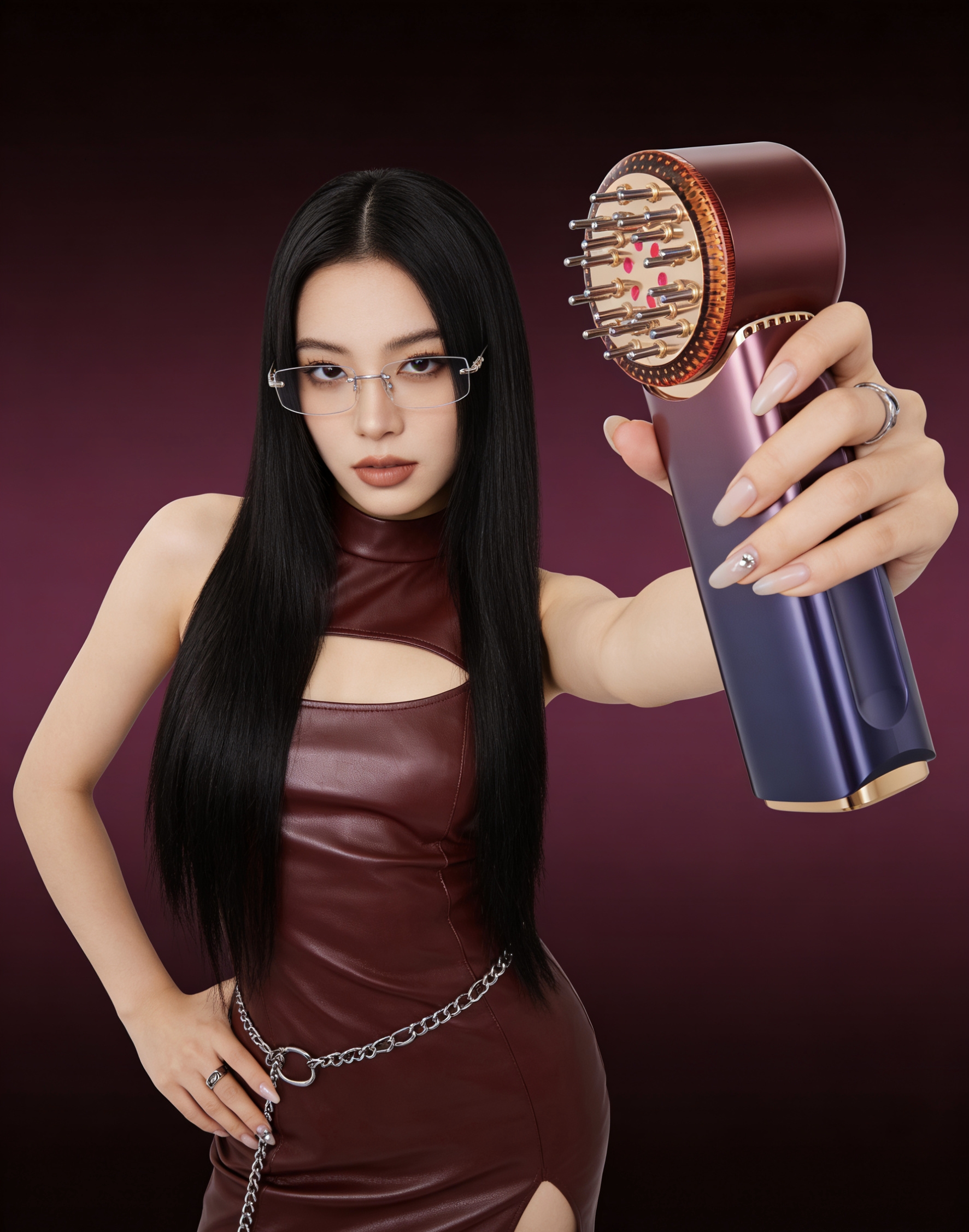 Essence，hair follicle monitoring，Meridian massage，EMS，Jianfa，Hair growth，