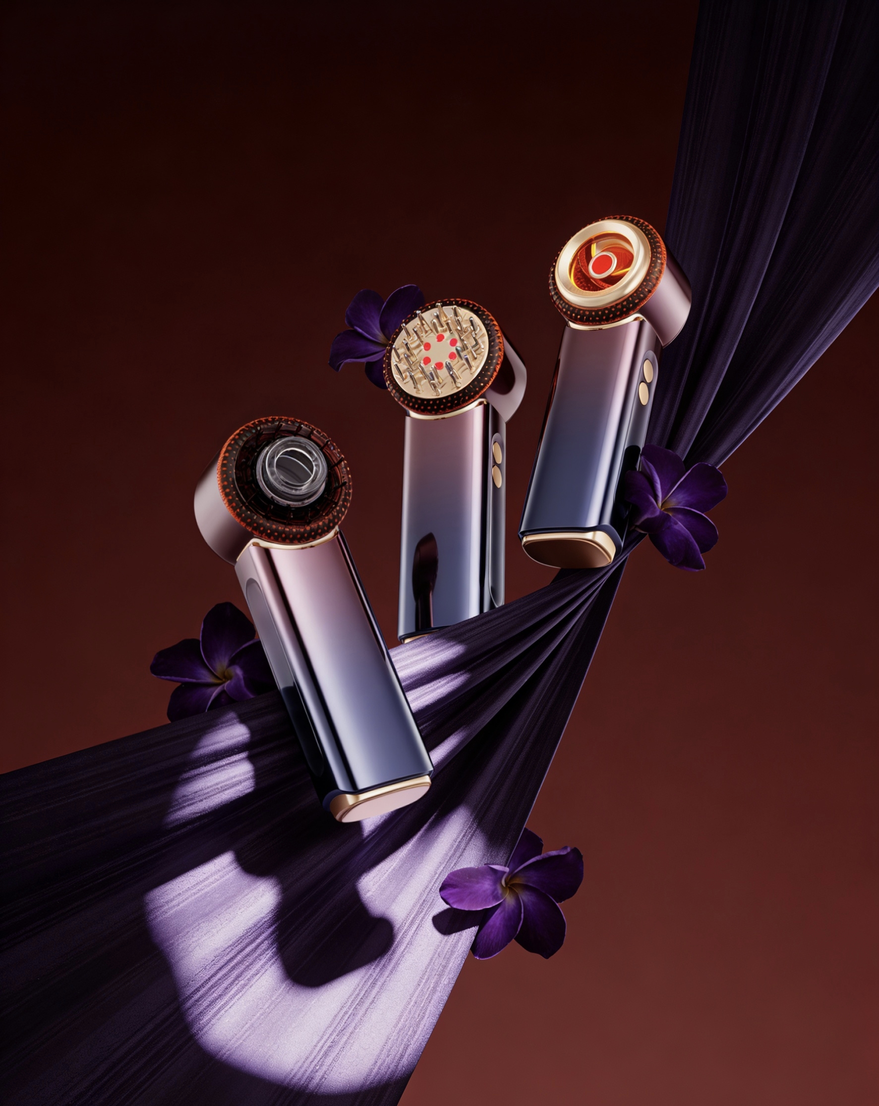 Essence，hair follicle monitoring，Meridian massage，EMS，Jianfa，Hair growth，