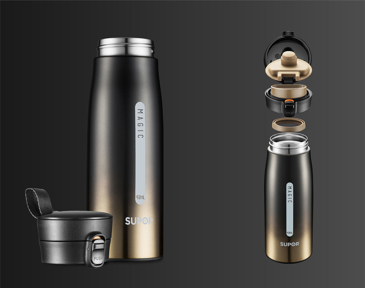 2018if Award，product design，vacuum，Water bottle，