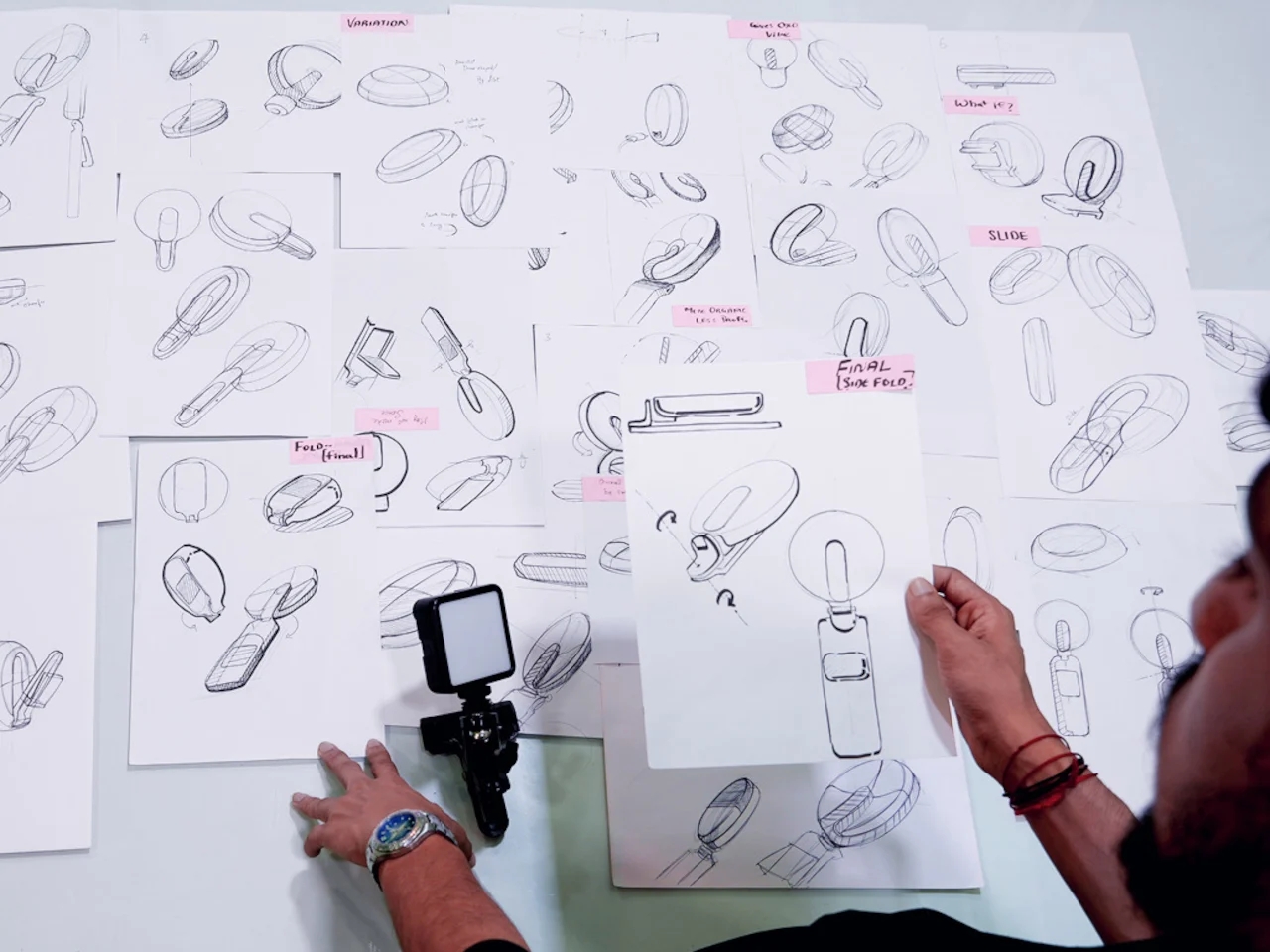 Litra Glow，Logitech，fill-in light，conceptual design，