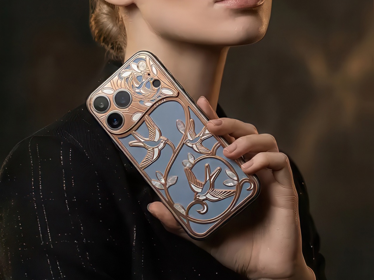 Caviar，Mother-of-pearl，Luxury mobile phones，24K Gold，