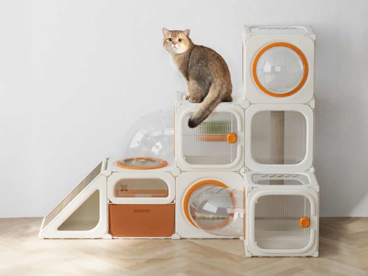 N Plus Magic House，Pet furniture，Cat products，Assembled cat nest，modularization，