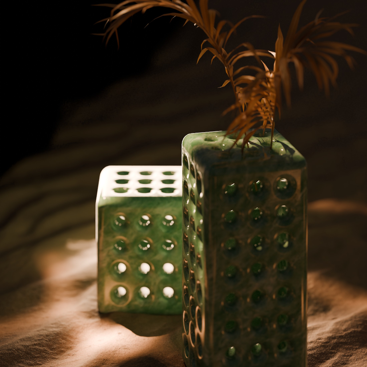 ZEROS，Perforated marble，Light and Shadow Art，Minimalist ornaments，marble decoration，