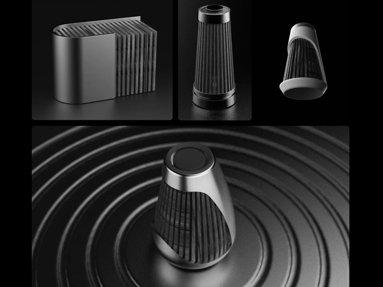 Beolab Air 1，air cleaner，Nordic sound wind，teak，