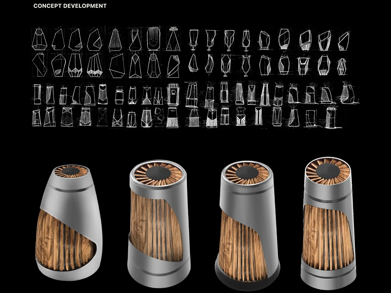 Beolab Air 1，air cleaner，Nordic sound wind，teak，