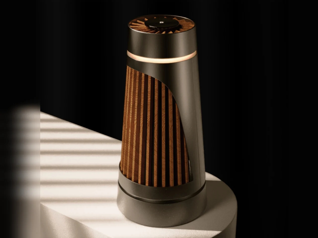 Beolab Air 1，air cleaner，Nordic sound wind，teak，