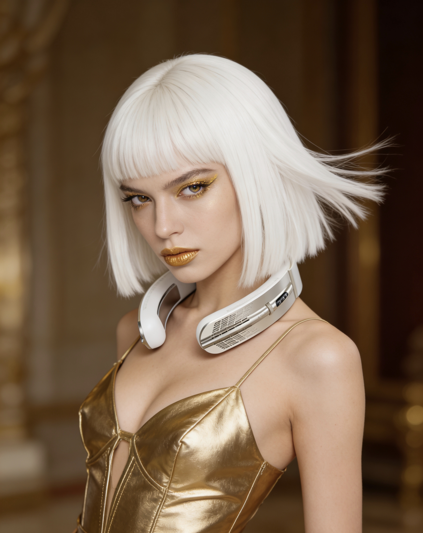 Hanging neck fan，cool and refreshing，Summer，Metal，Free your hands，