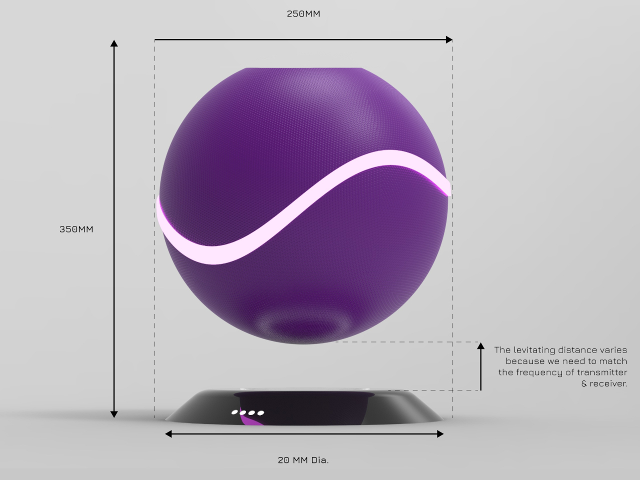 Magnetic Levitation Aromatherapy Diffuser，Aromatherapy machine，conceptual design，AER OMA，Magnetic Levitation Aromatherapy Diffuser，Aromatherapy machine，conceptual design，