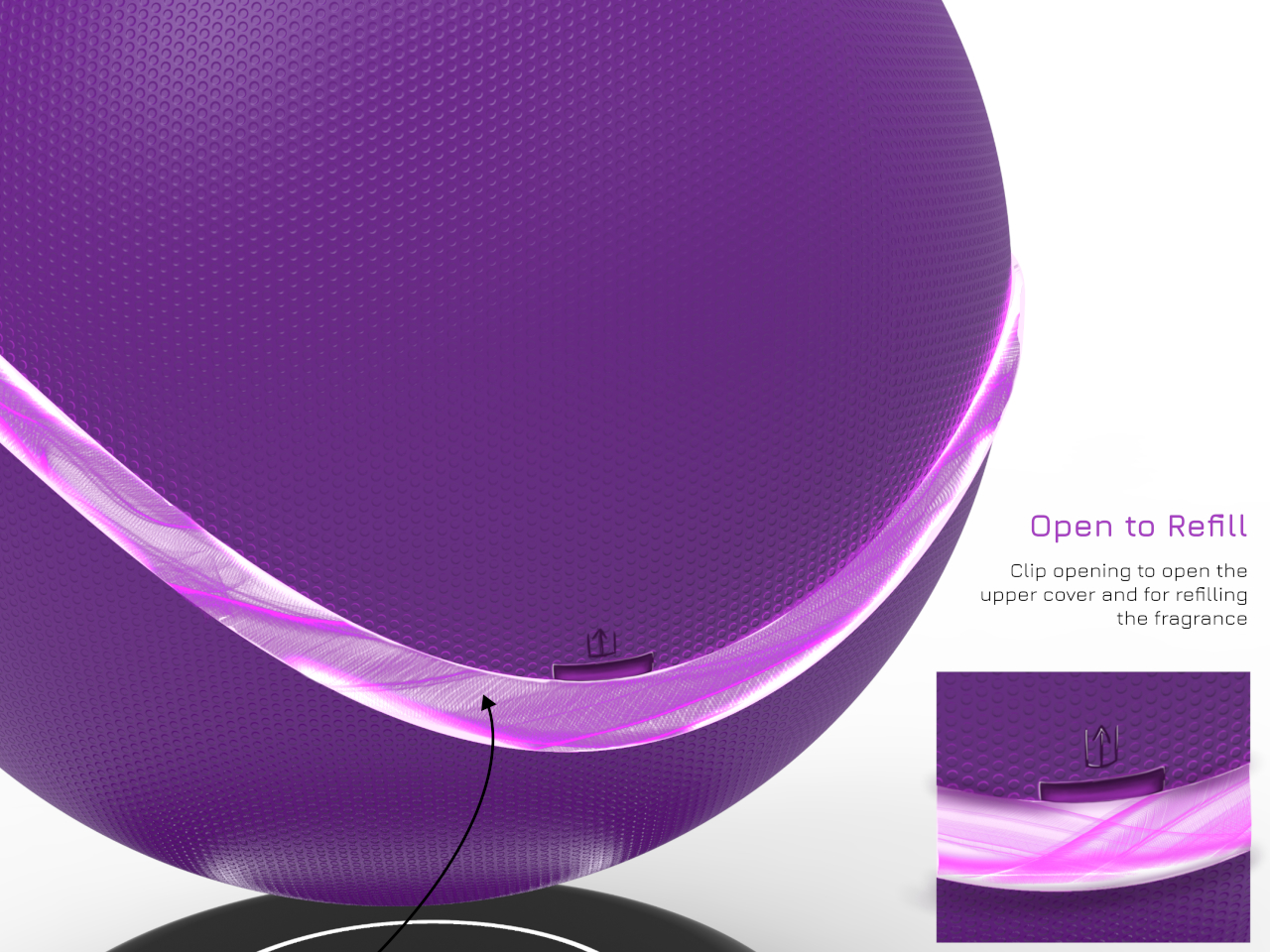 Magnetic Levitation Aromatherapy Diffuser，Aromatherapy machine，conceptual design，AER OMA，Magnetic Levitation Aromatherapy Diffuser，Aromatherapy machine，conceptual design，