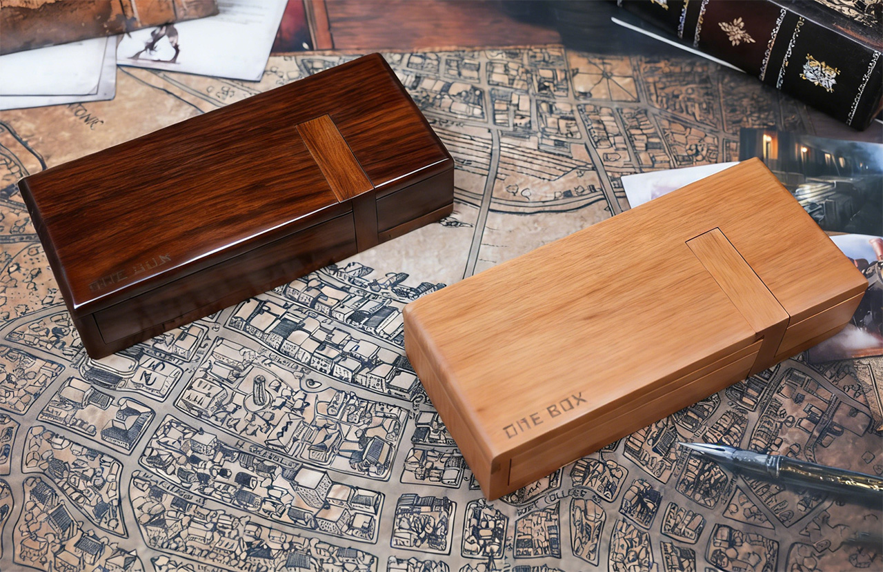 ONE BOX 4.0，Board game storage，Solid wood storage box，Dice board，Card rack，