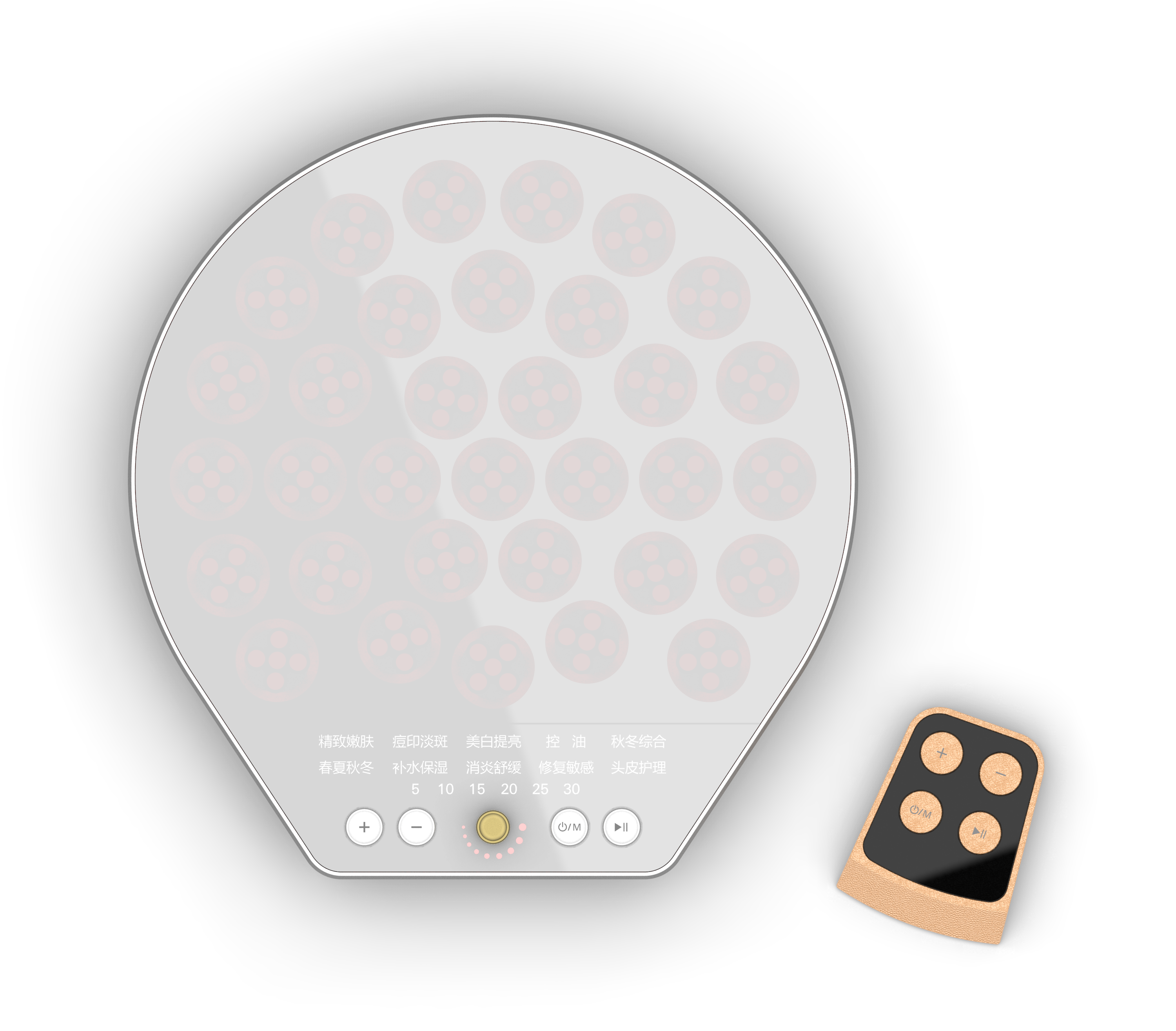 LED, remote control, magnetic suction，