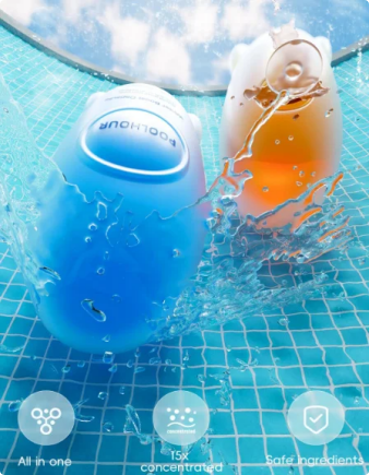 pool clarifier, pool cleaning, household，