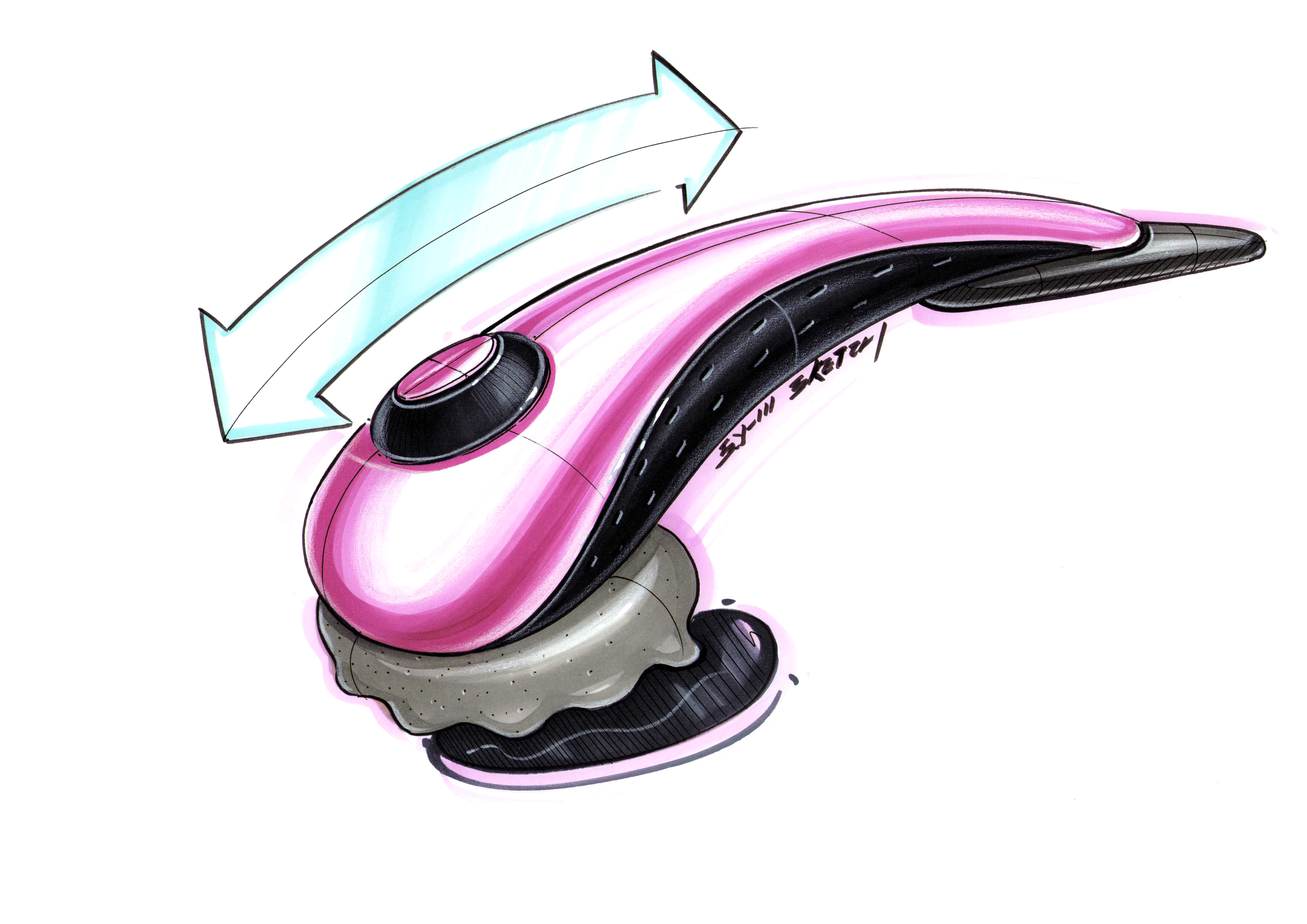 product design，industrial design，Hand drawn product design，Hand drawn industrial design，Marker hand drawn，Mark pen coloring，marker pen painting，Postgraduate entrance examination for industrial design，