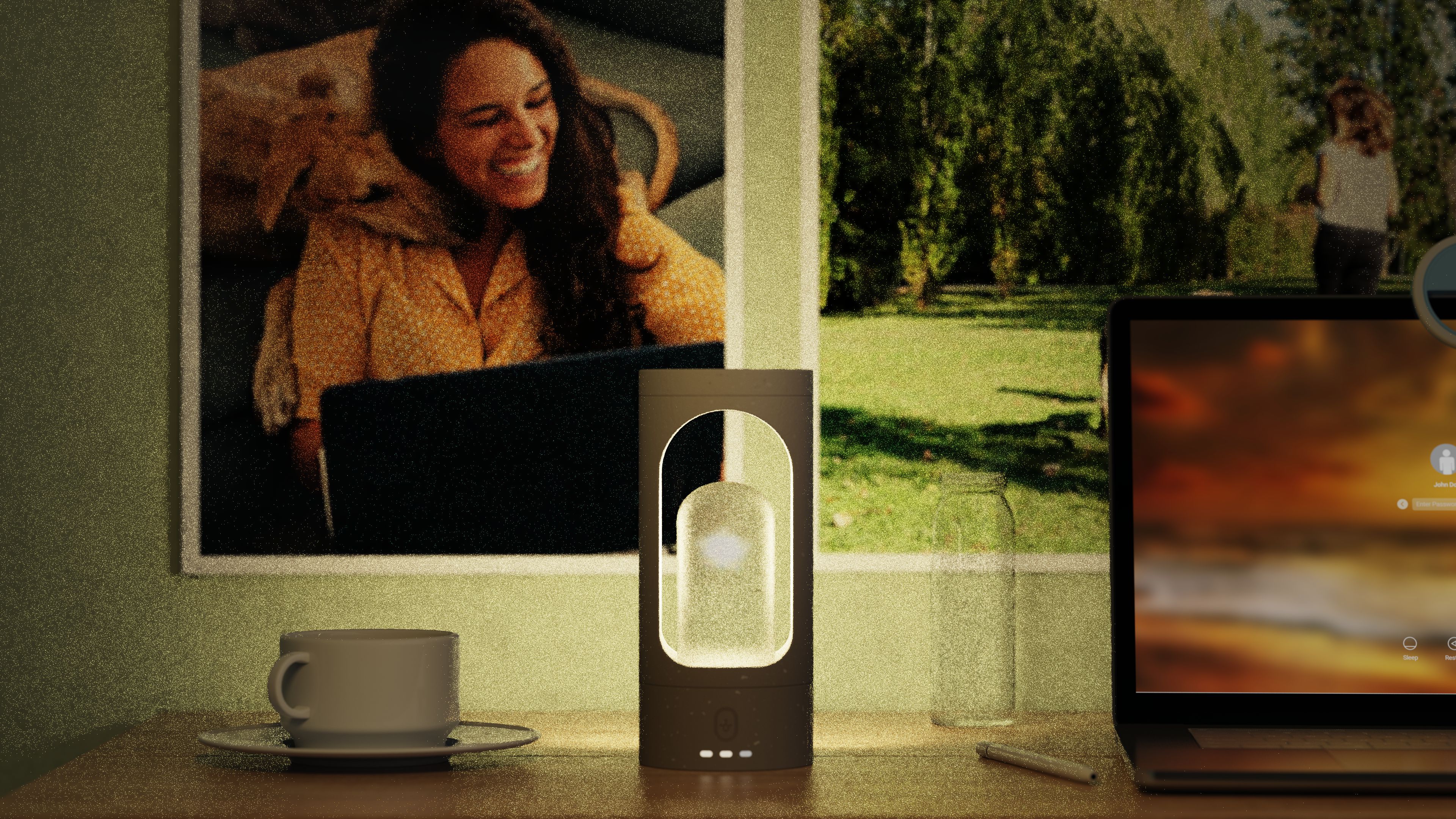 concept，Dog collar，emotion，Pet health，Holographic projection，