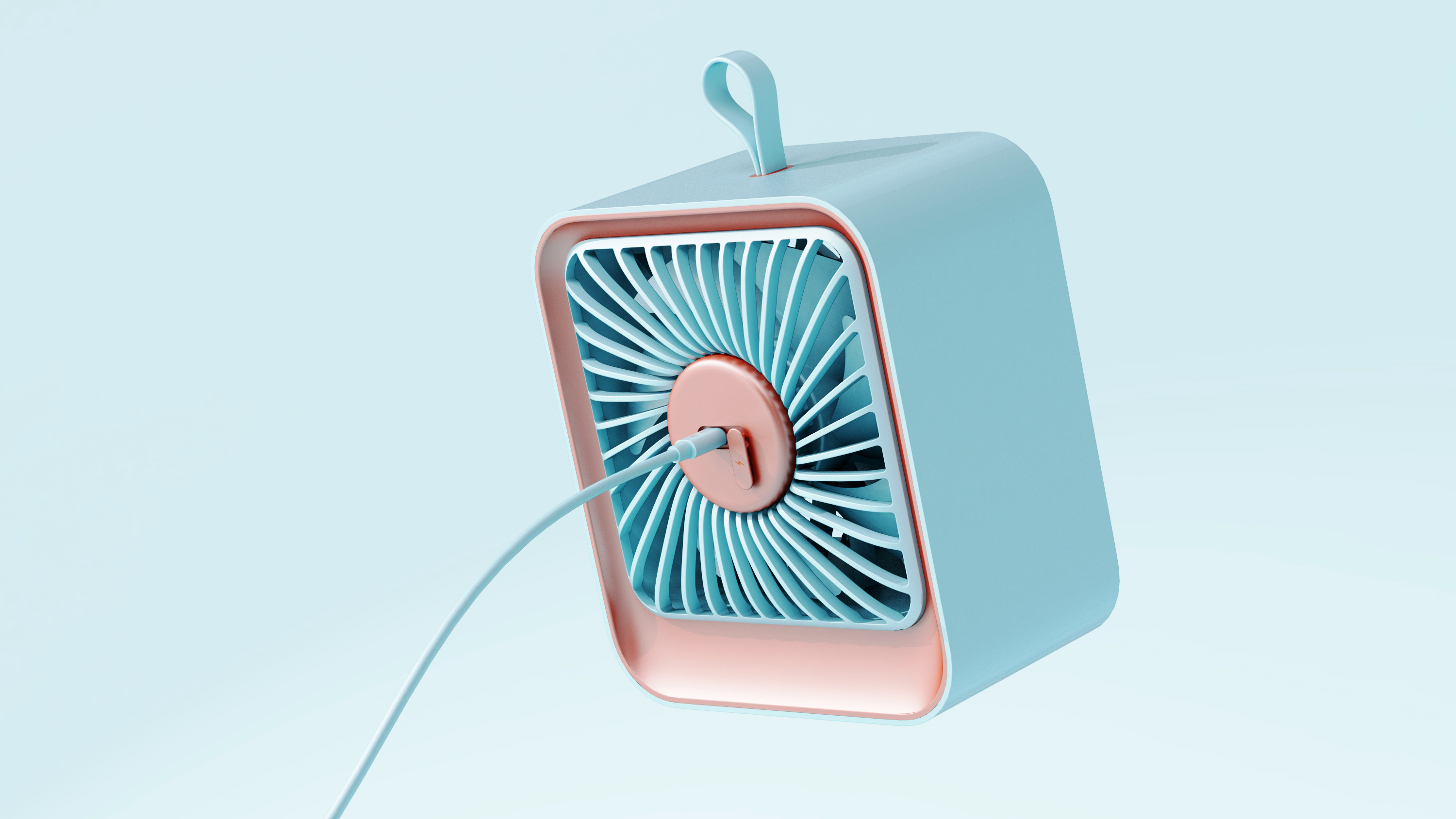 Original design，Industrial / product design，small home appliances，Desktop fan，Desktop High Speed Fan，Desktop Loop Fan，