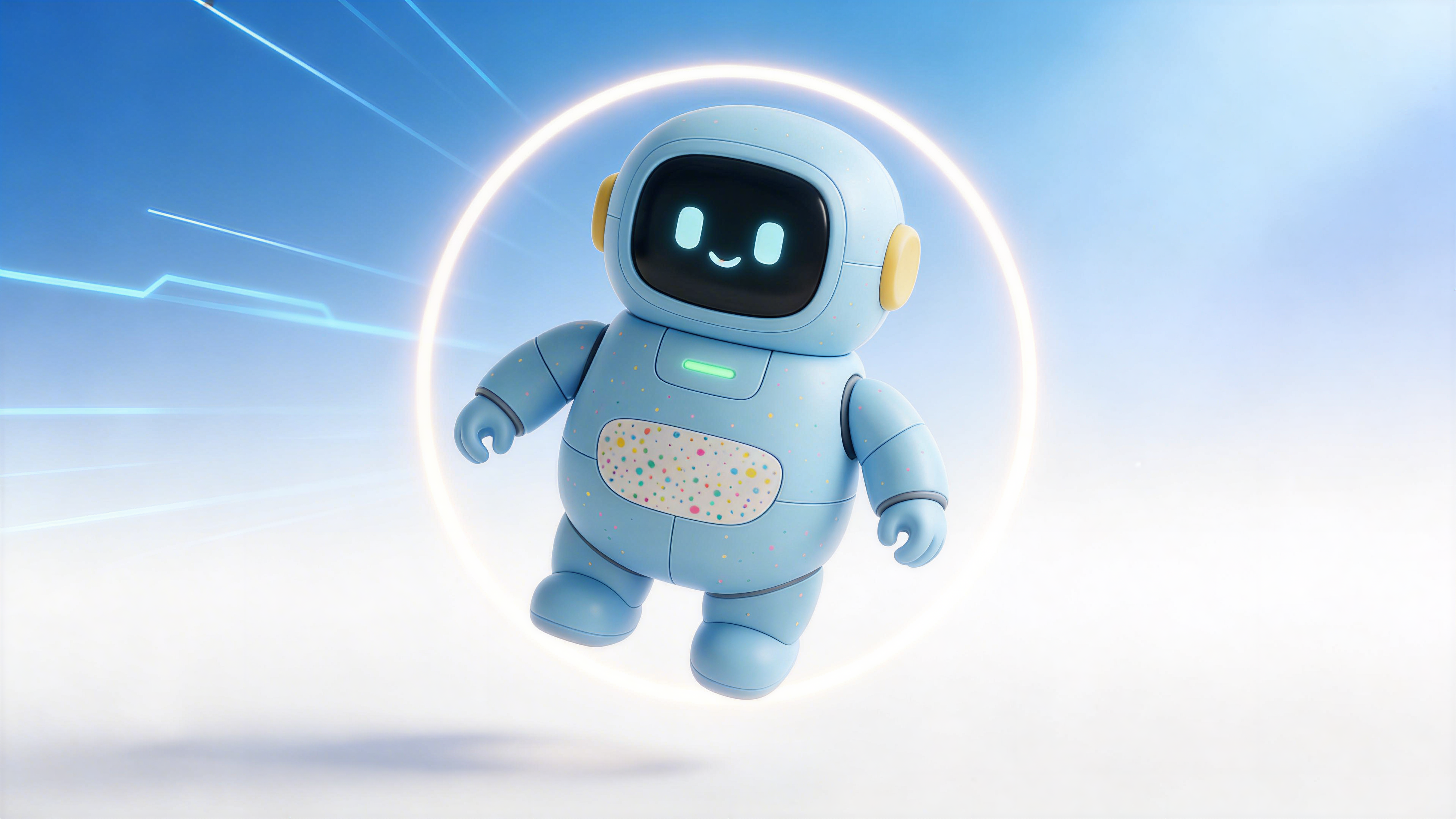 robot，children，Cartoon，lovely，ai，