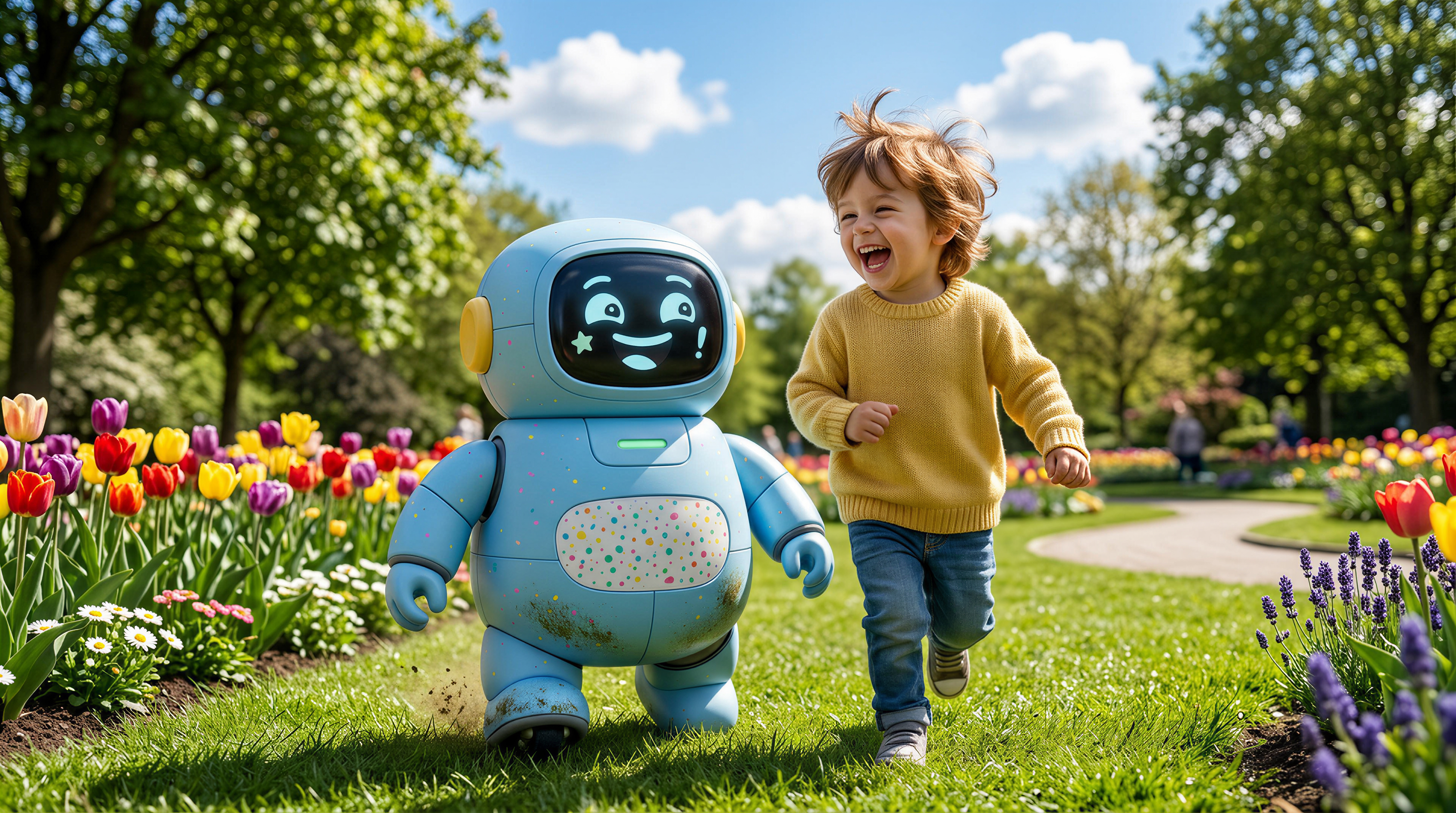 robot，children，Cartoon，lovely，ai，